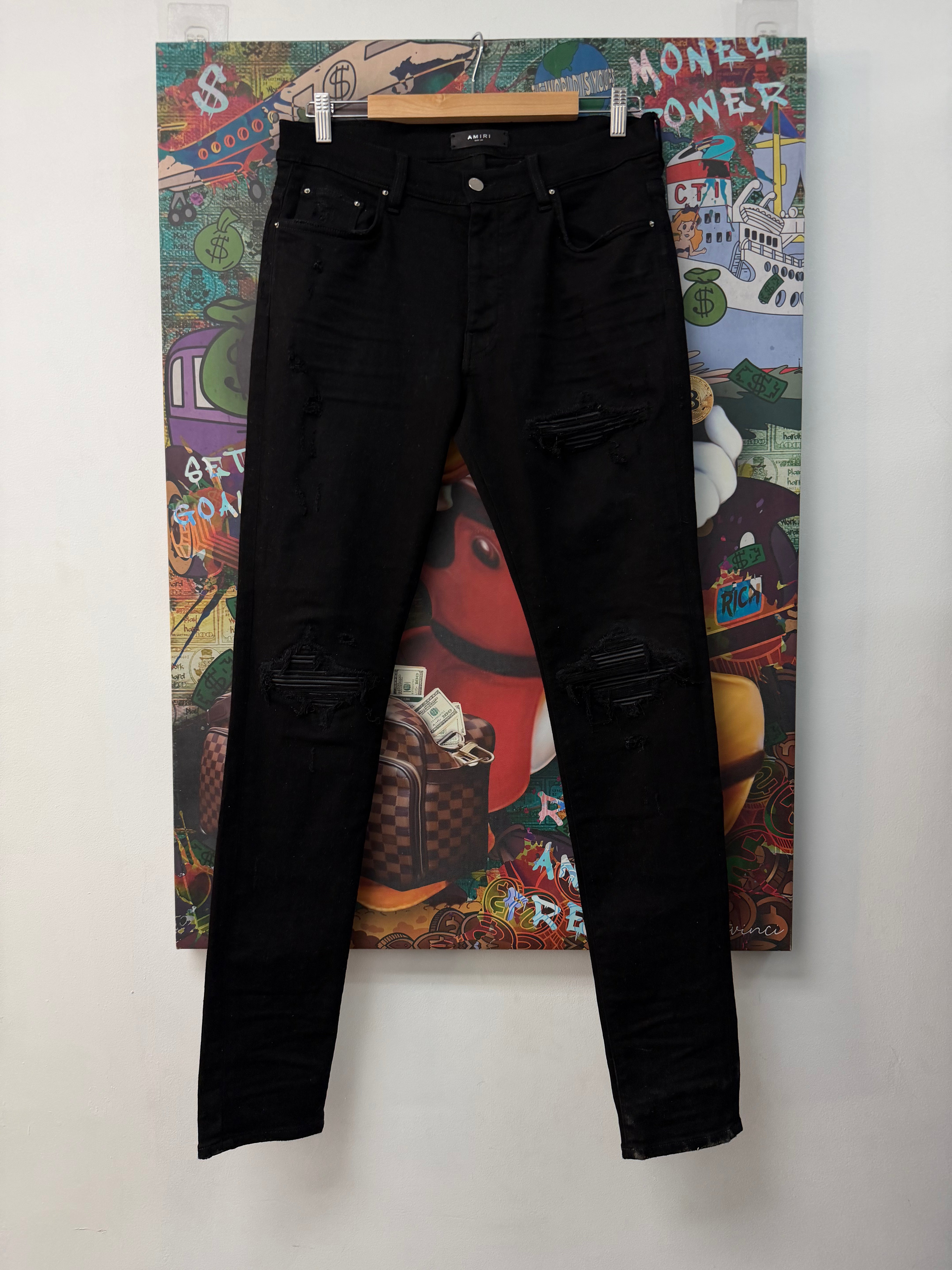 Amiri MX1 Black Black Jeans