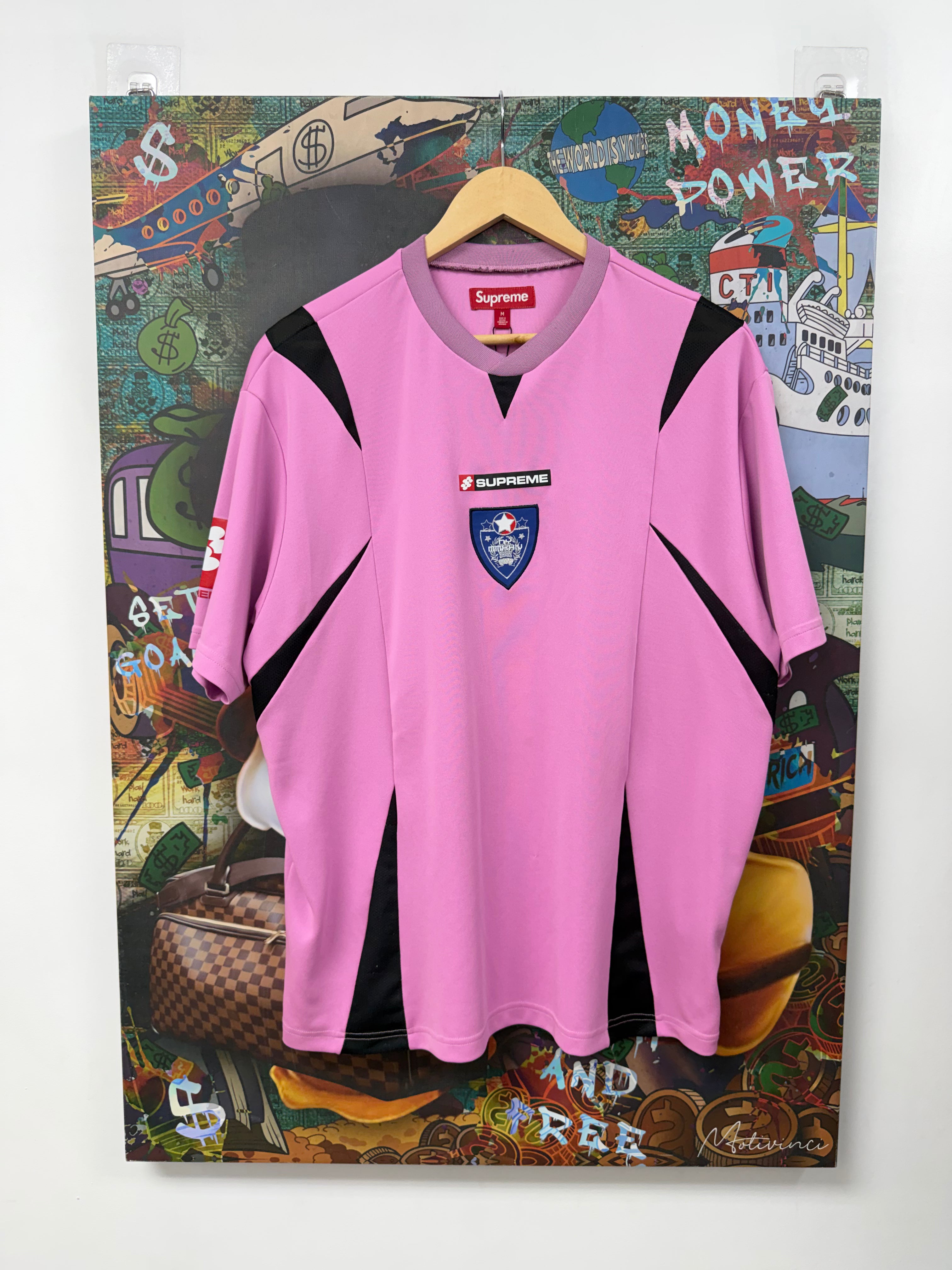 Supreme Pink Soccer Jersey