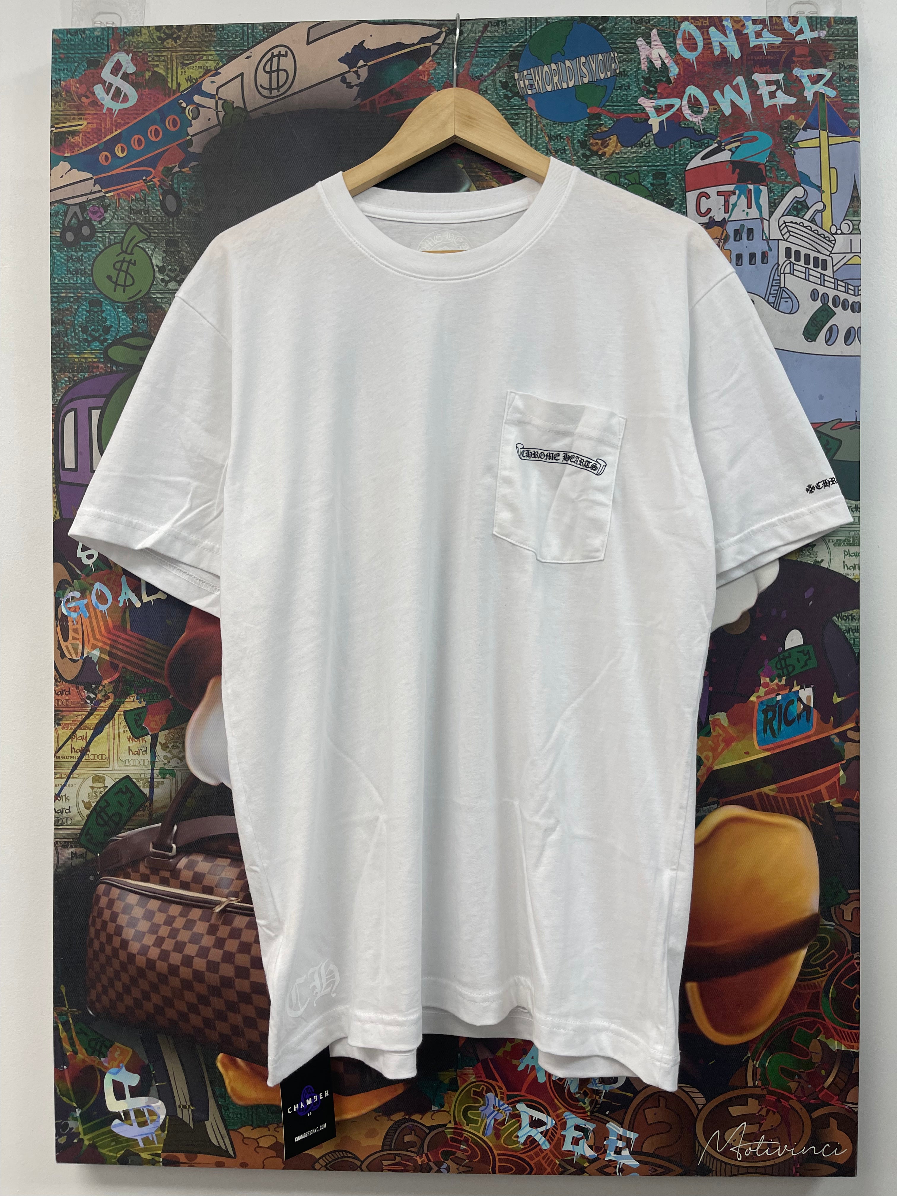 Chrome Hearts White Sctoll Logo Tee Tee