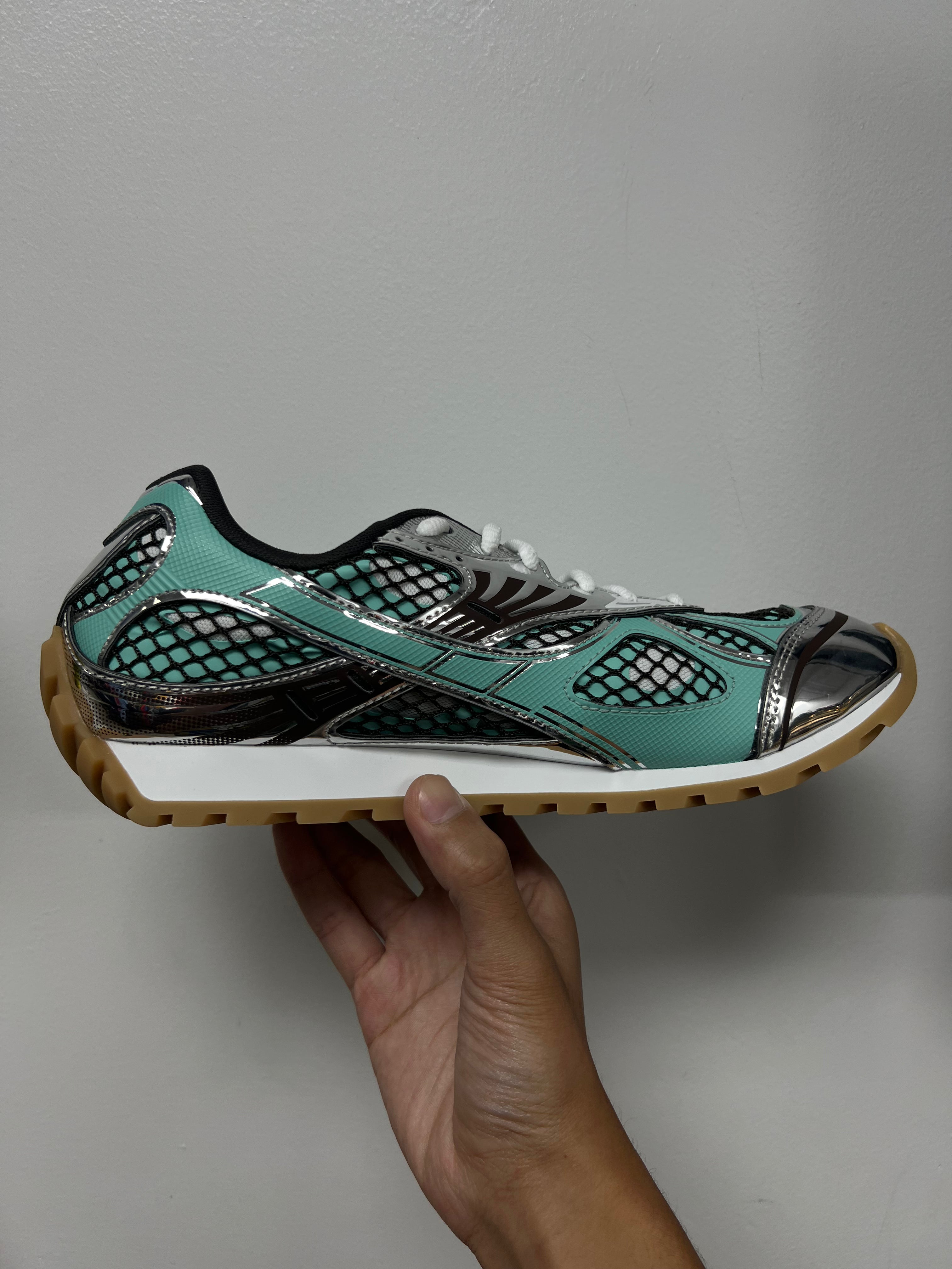 Bottega Veneta Green Oasis Orbits Sneakers