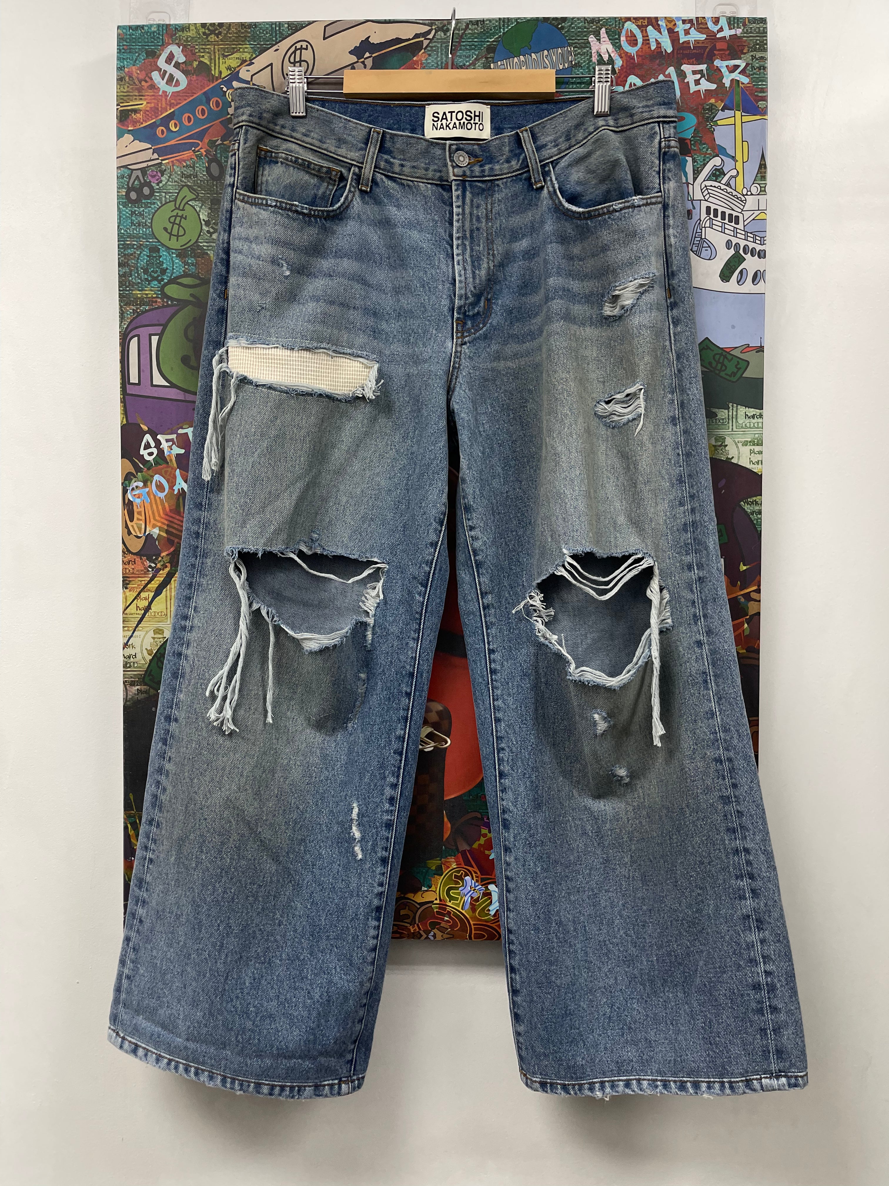 Satoshi Nakamoto Blessed To Be Stressed Jeans