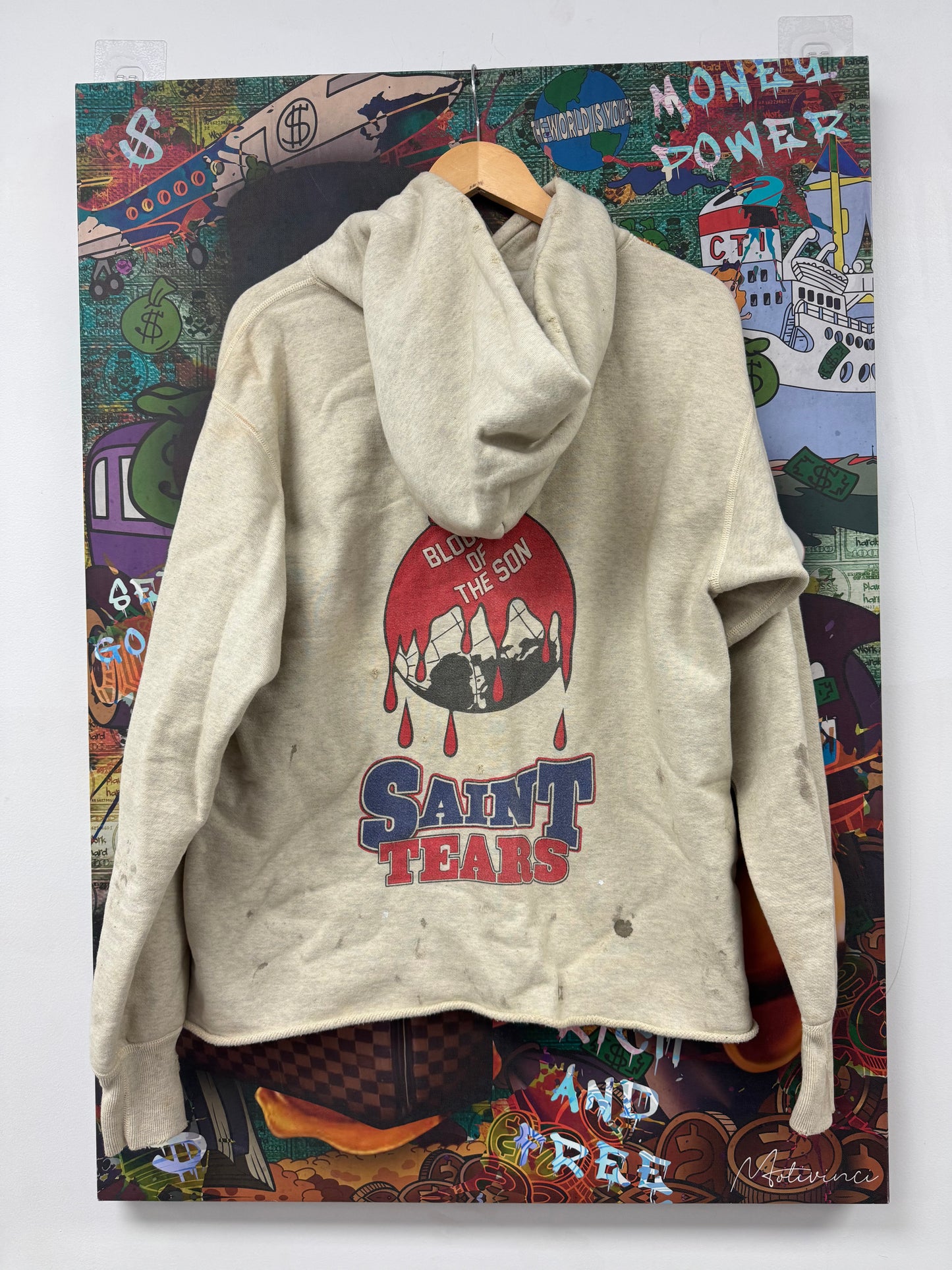 Saint Mx6 Denim Tears Holy Grail Hoodie Used Medium N/A