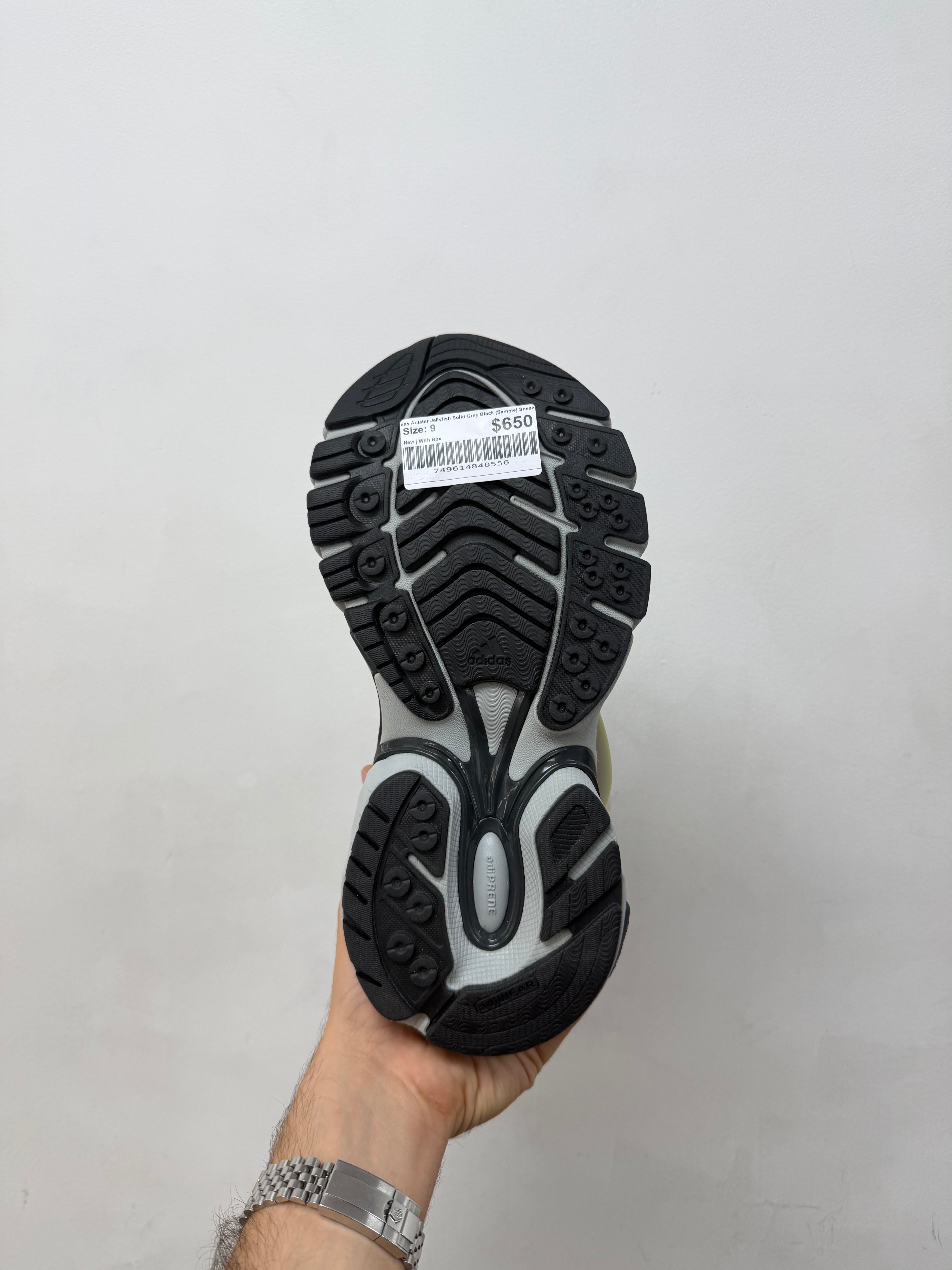 Adidas Adistar Jellyfish Solid Grey Black (Sample) Sneakers