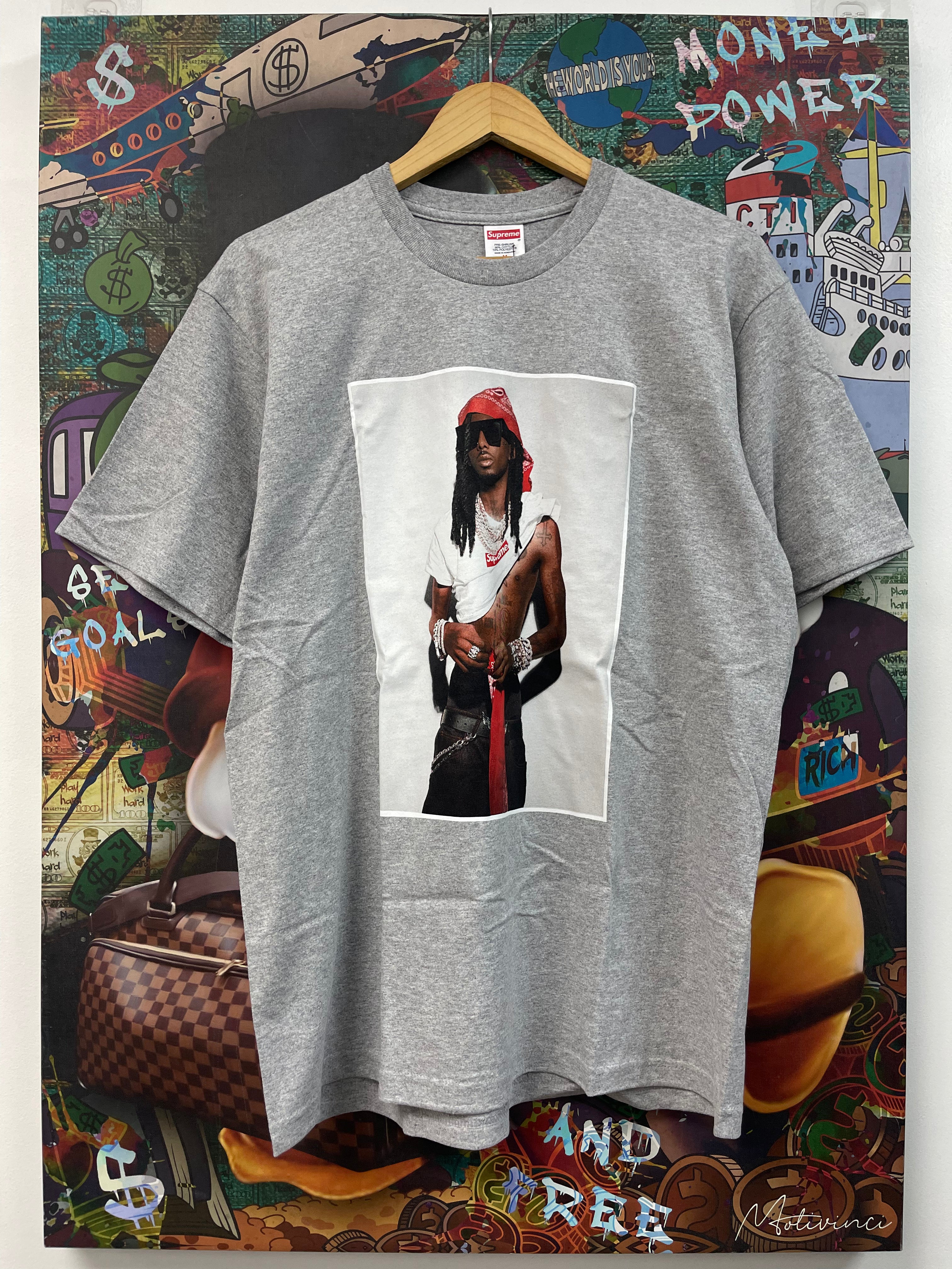 Supreme Grey Playboi Carti Tee