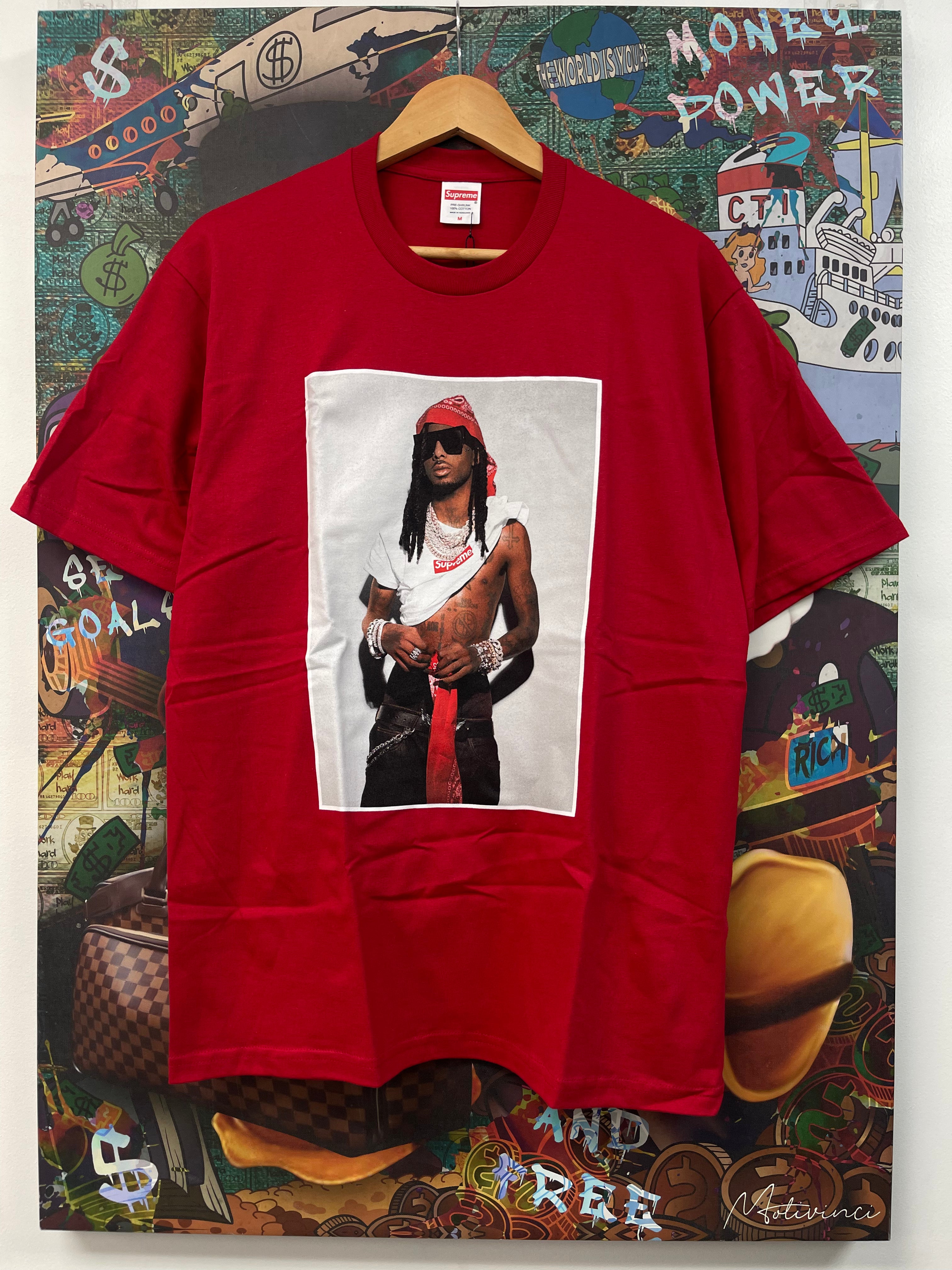 Supreme Red Playboi Carti Tee