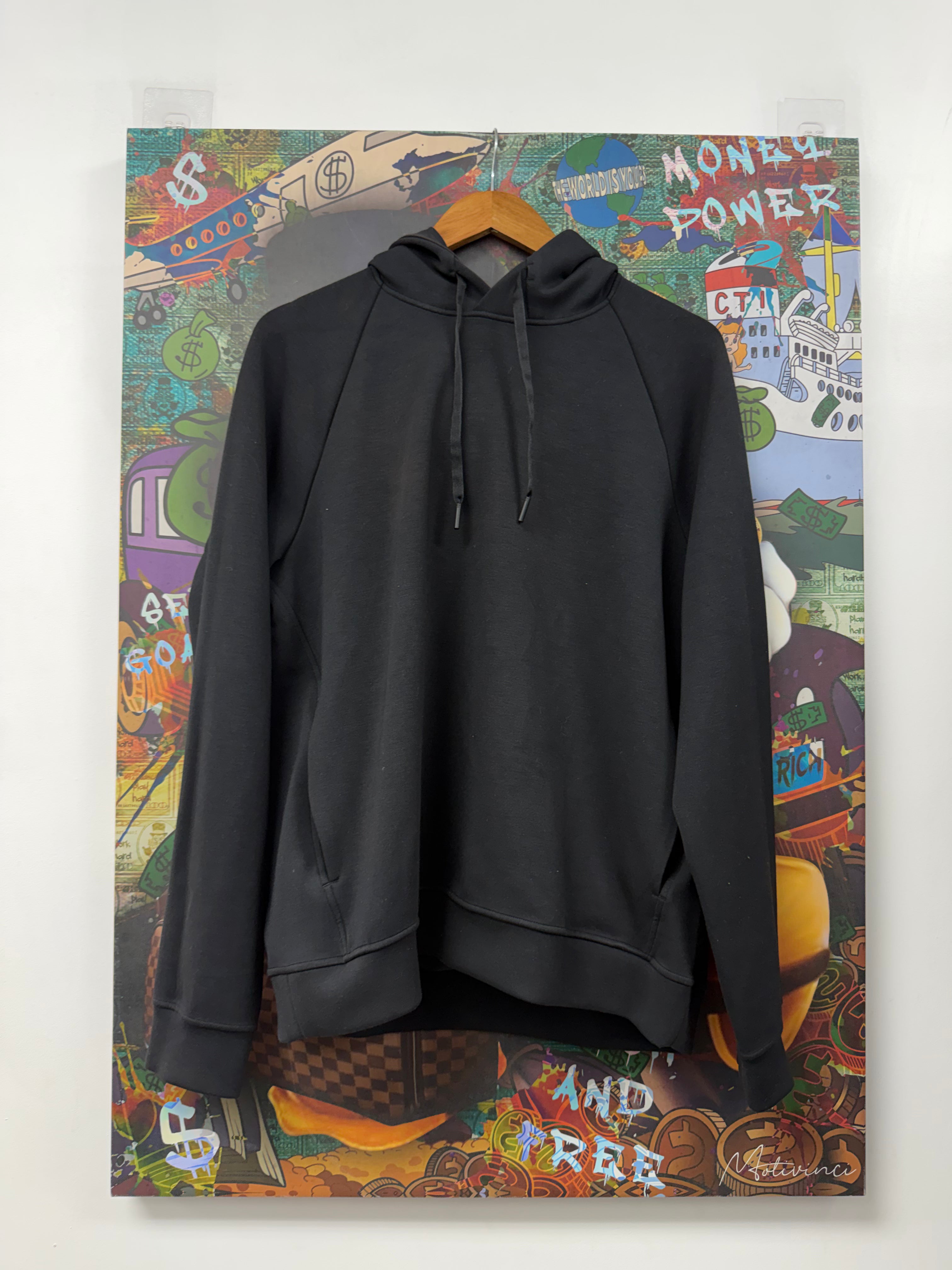 Lululemon Black Pullover Plain Hoodie