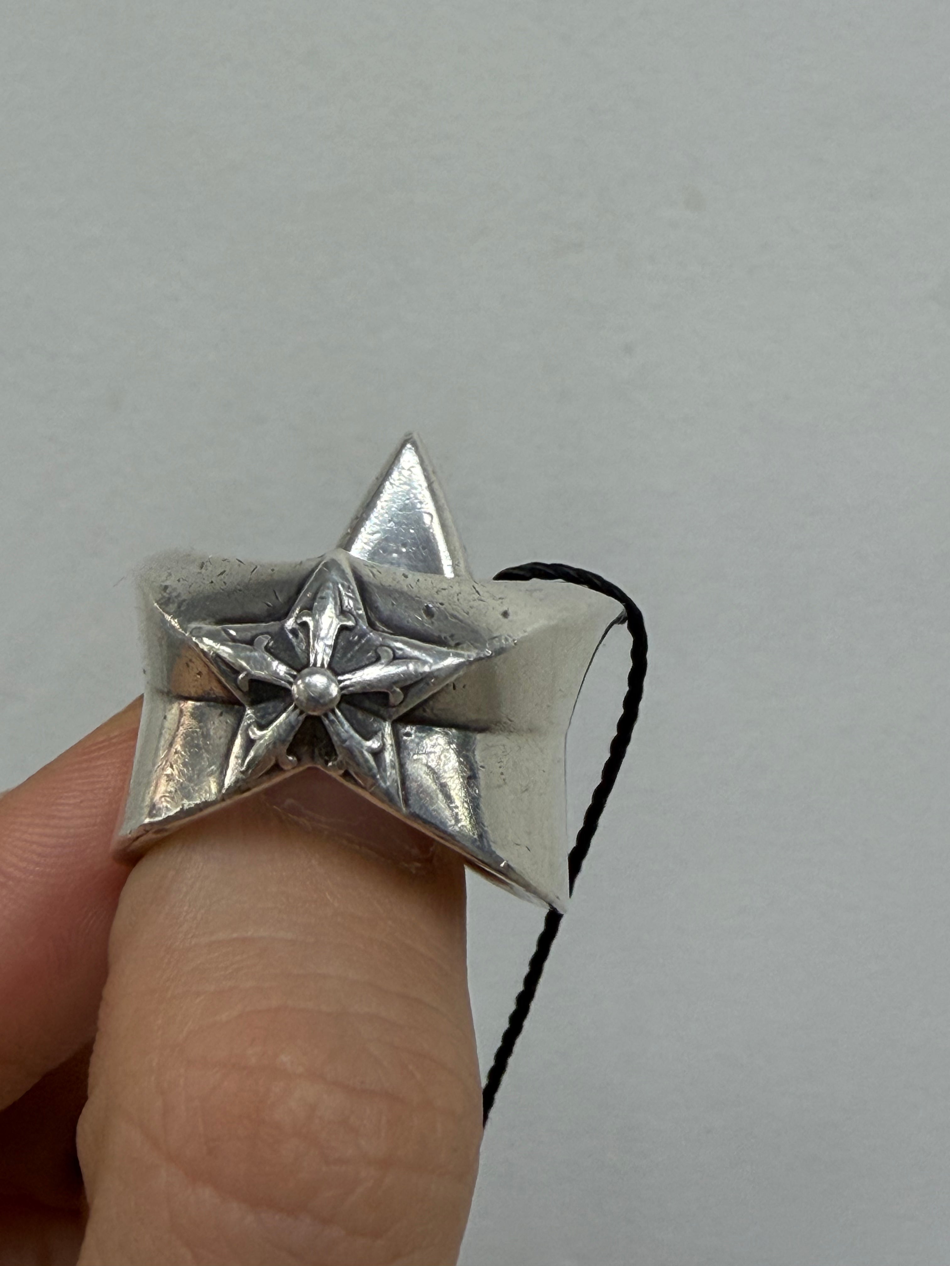 Chrome Hearts Silver Star Large (11) Ring