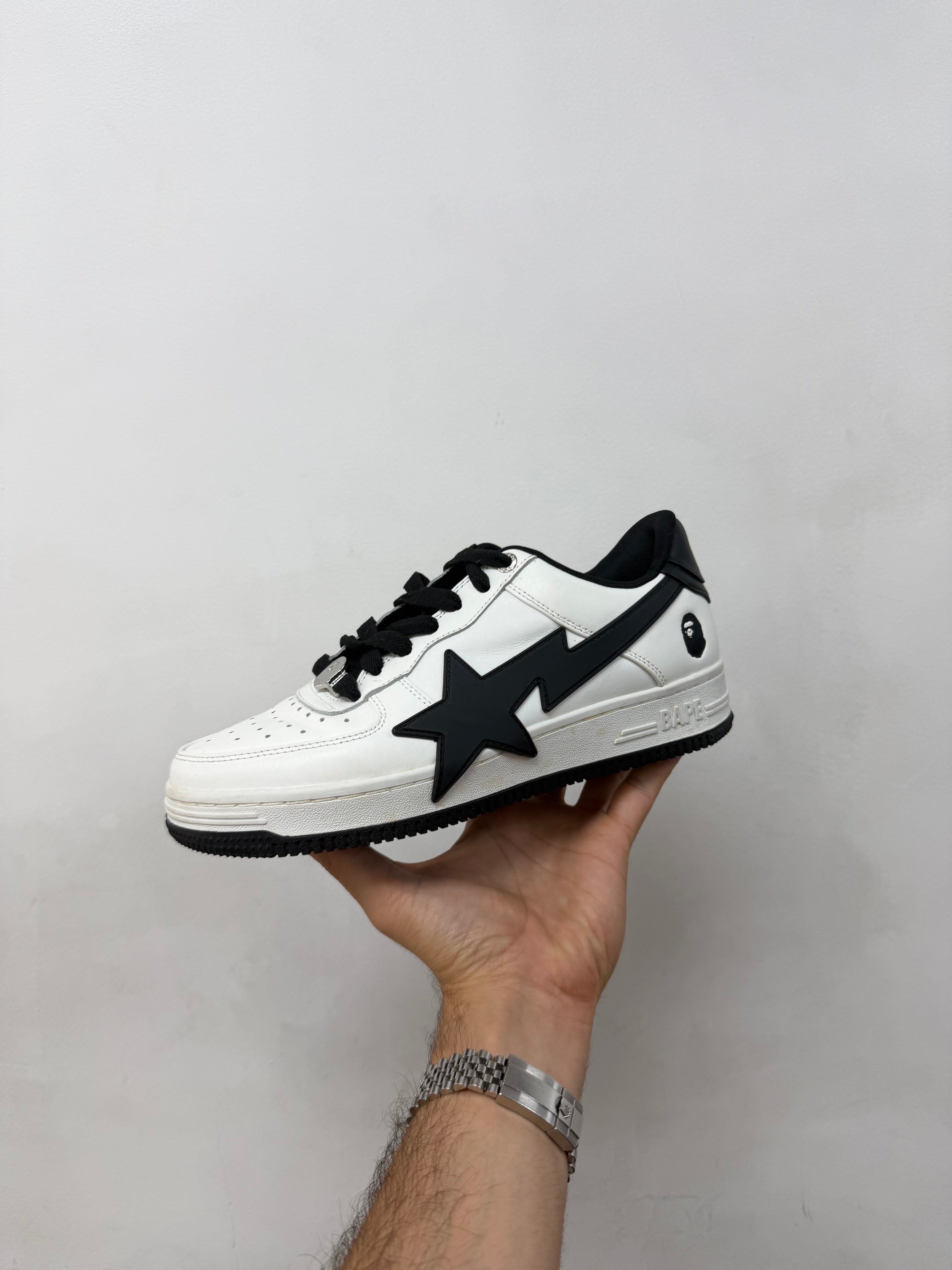 BAPE White Black Bape Sta OS #2 Sneakers