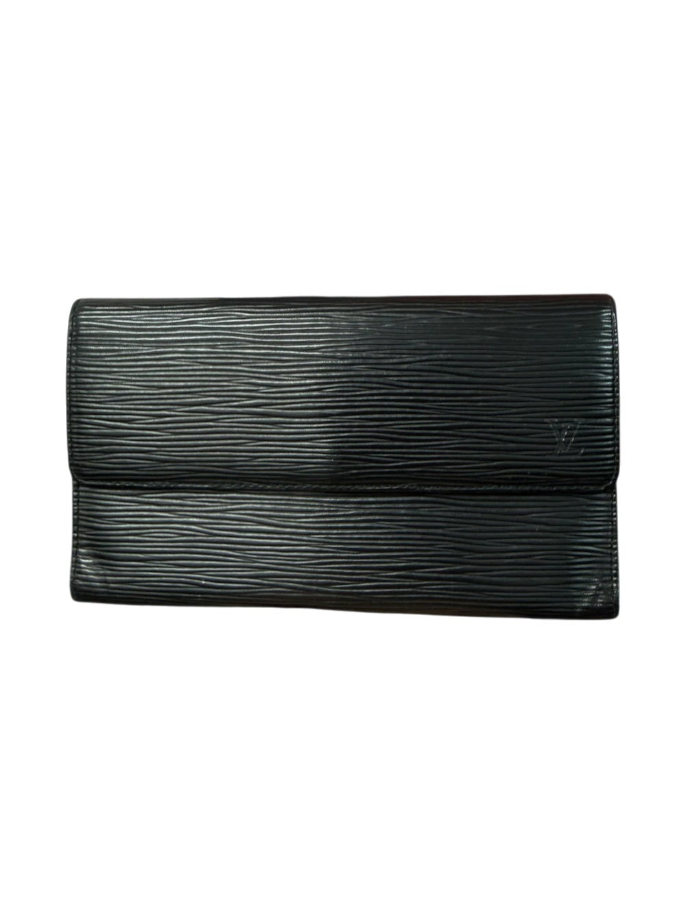 Louis Vuitton Epi Long Black Wallet