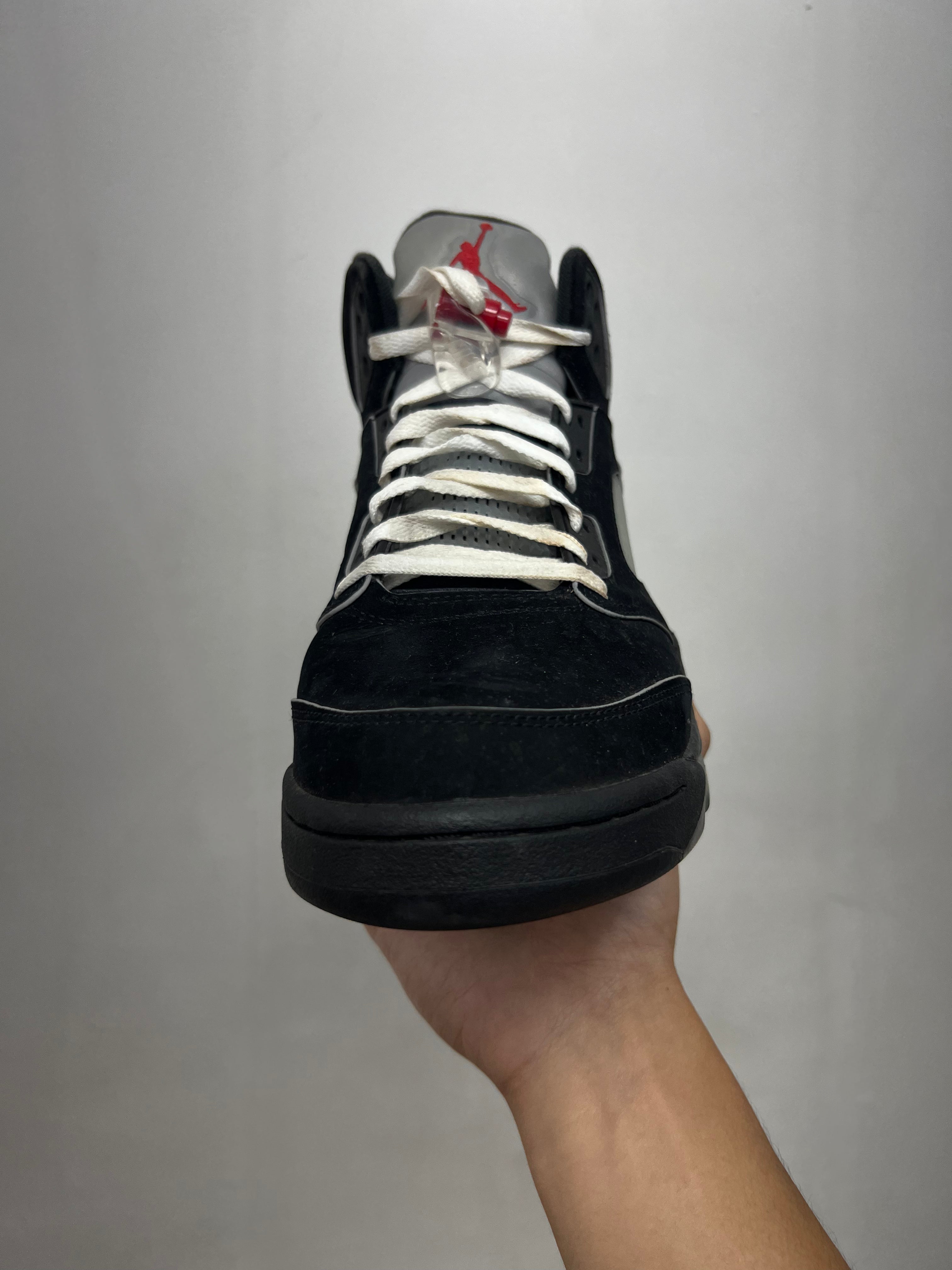 Jordan 5 Black Metallic Sneakers