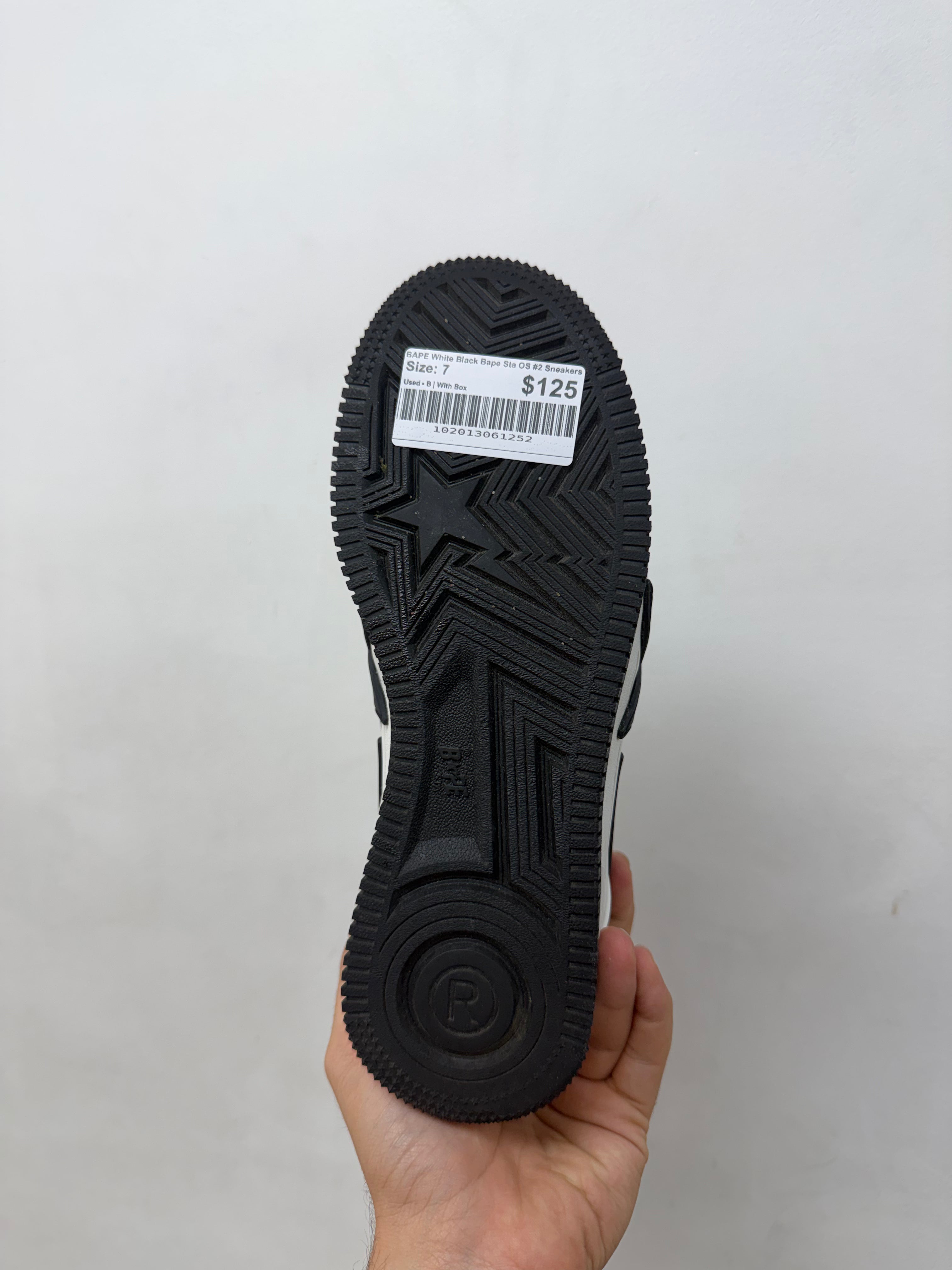 BAPE White Black Bape Sta OS #2 Sneakers
