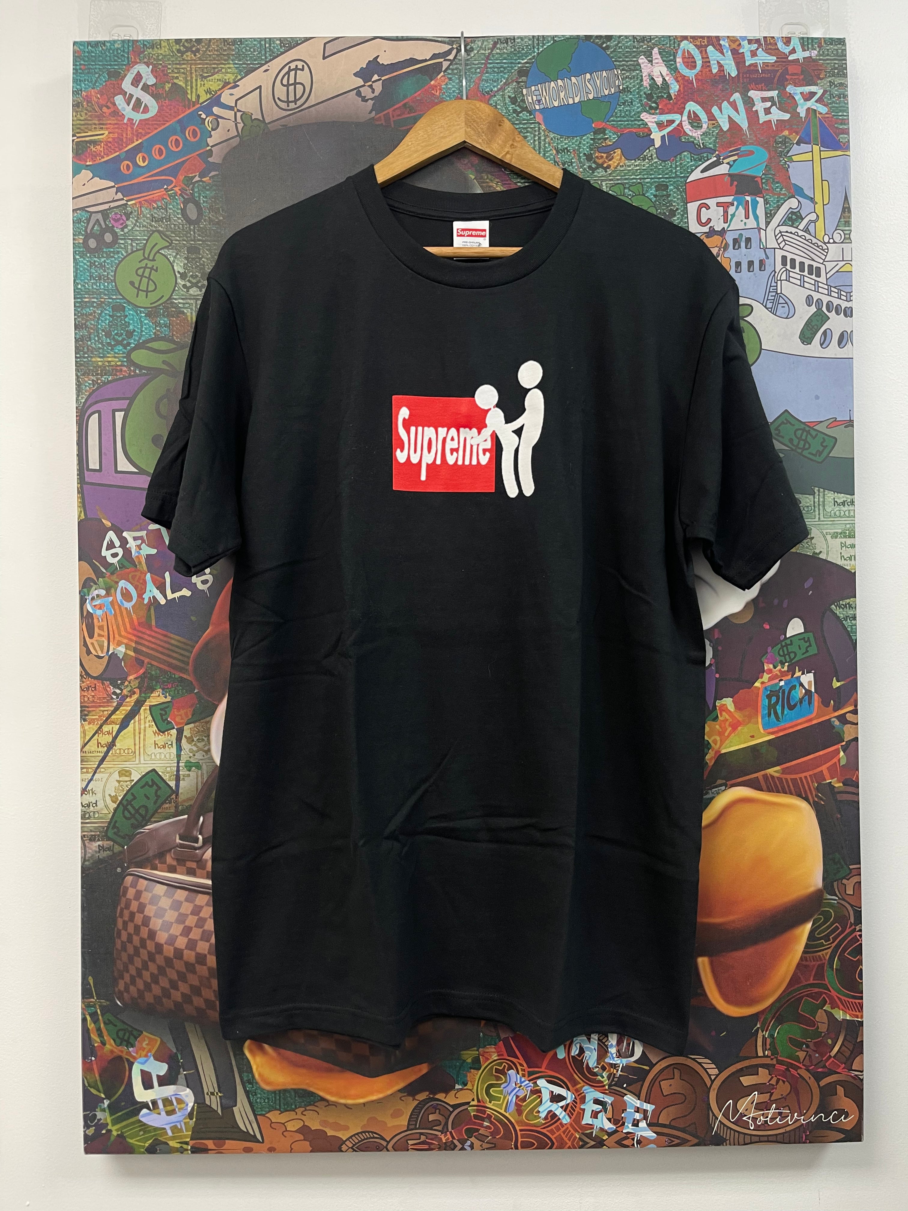 Supreme Black Stick Tee