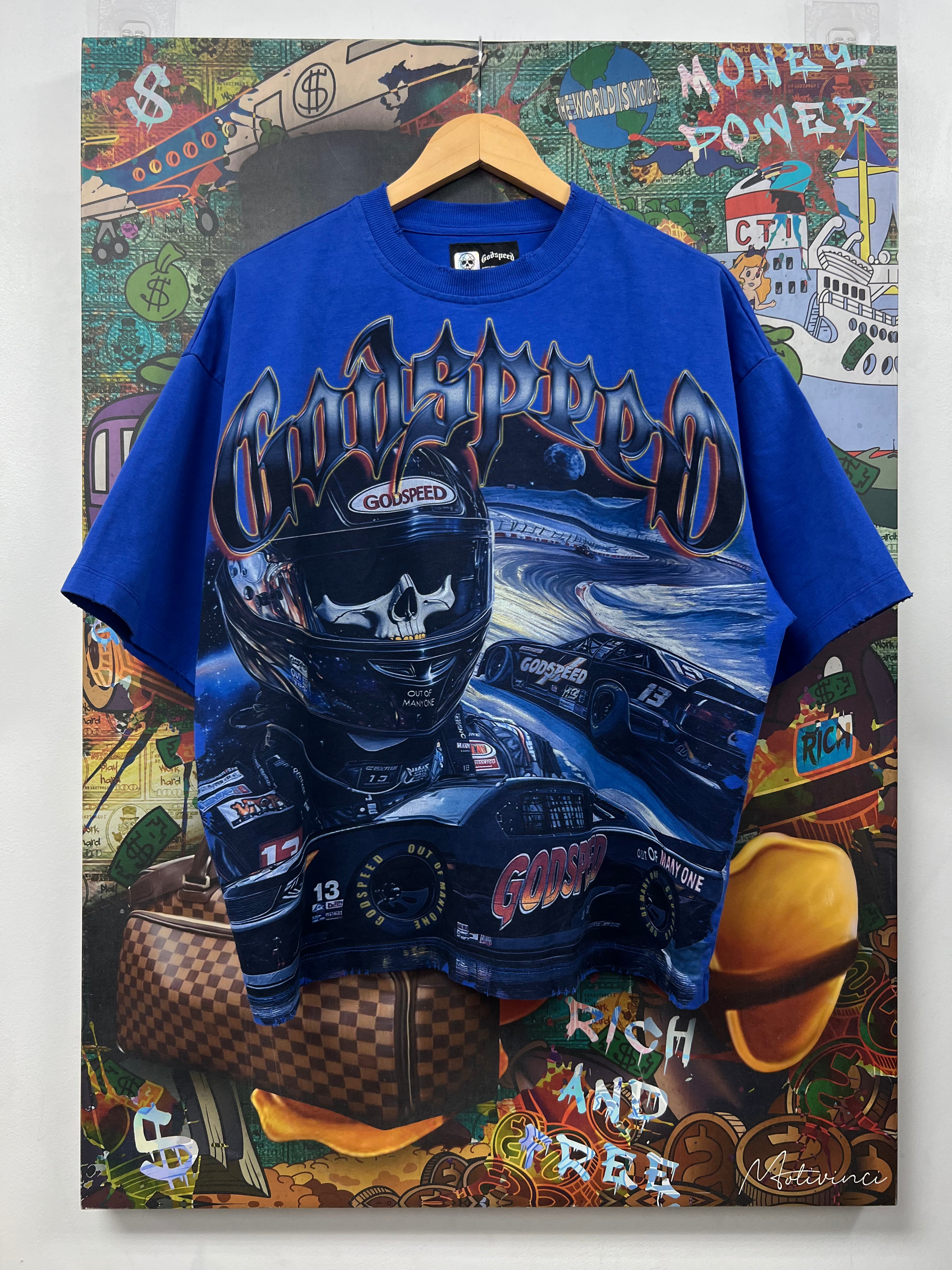 Godspeed Blue La Dernier Tee