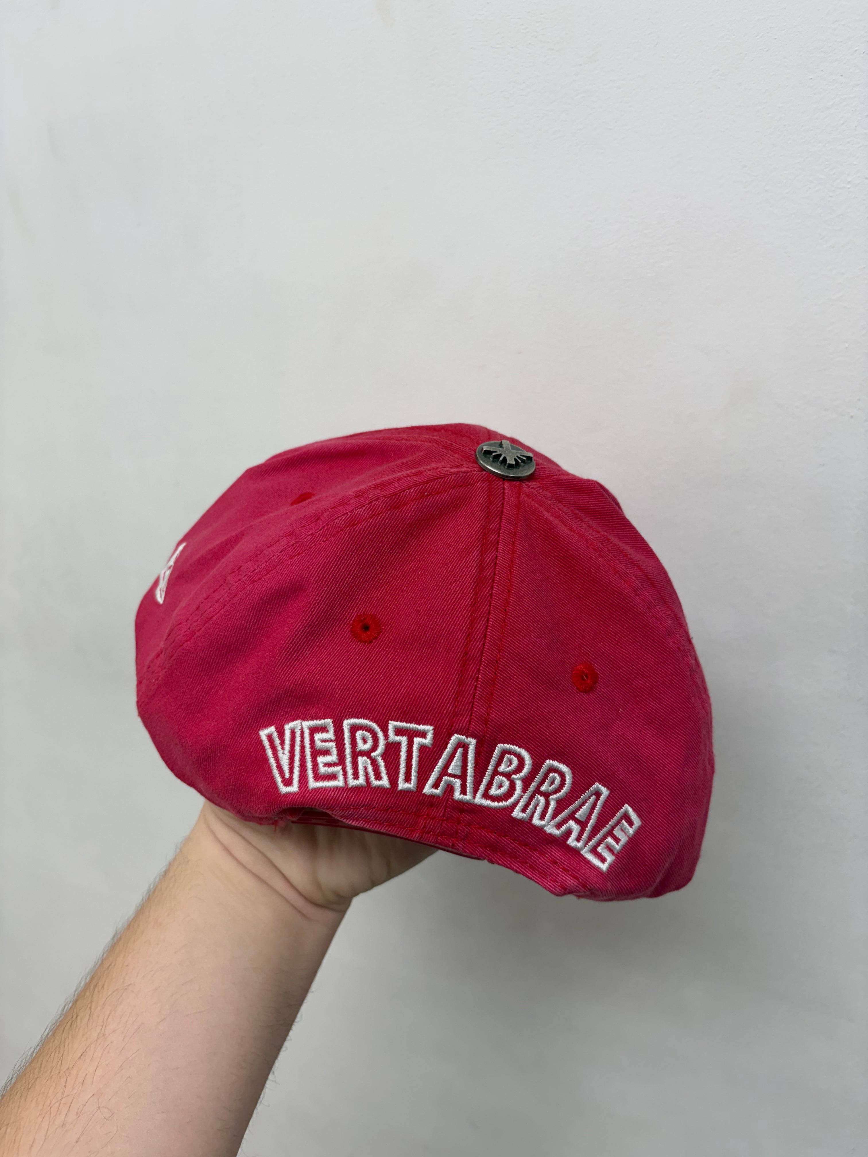 Vertabrae Red White Logo Hat