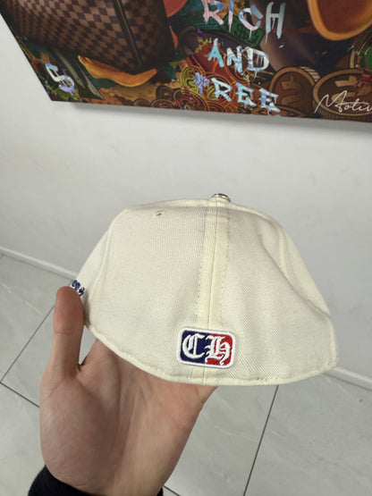 Chrome Hearts Lover Boy Fitted Cream Red New 7 1-2 N/A
