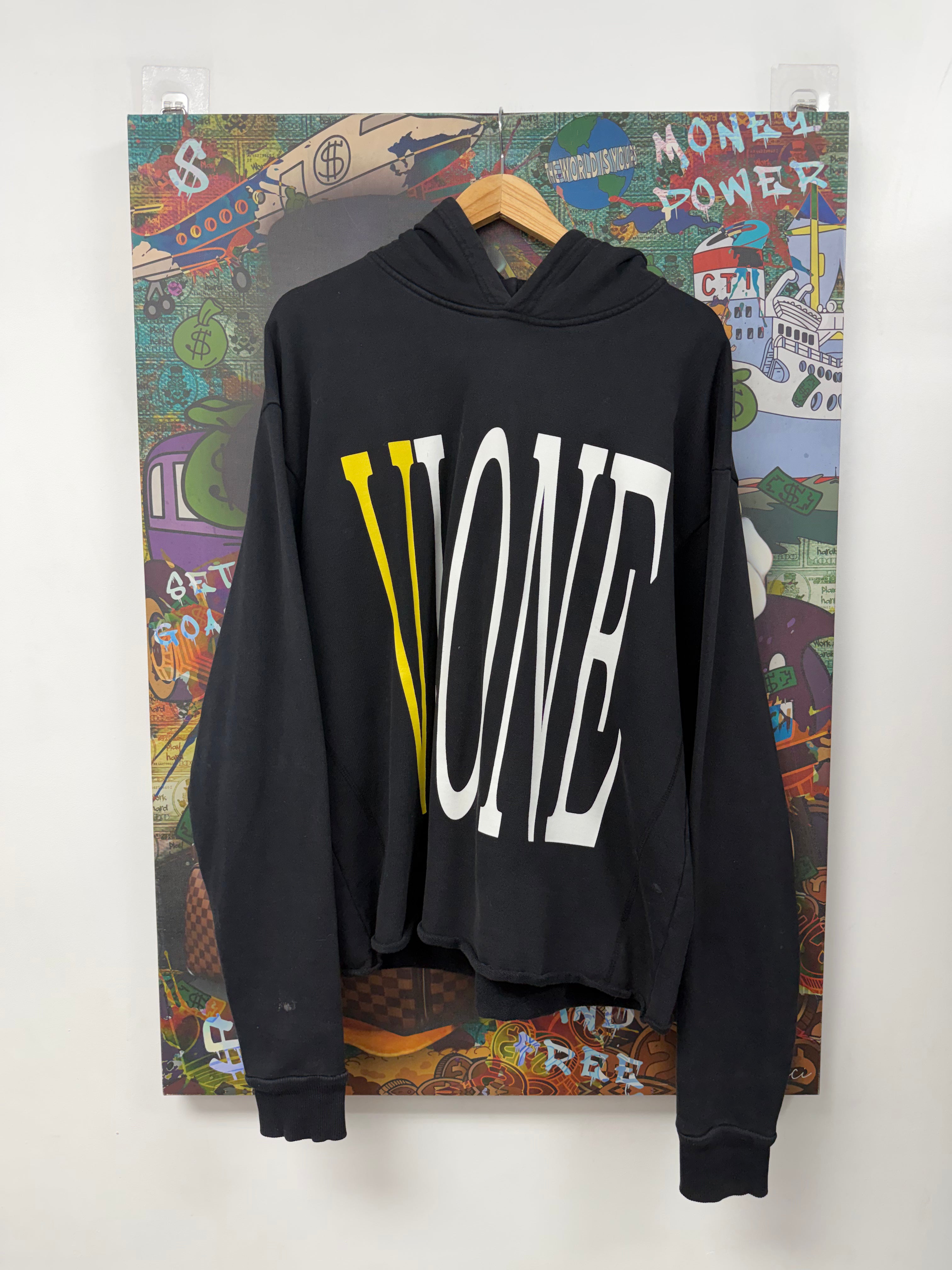 Vlone Black Yellow Hoodie