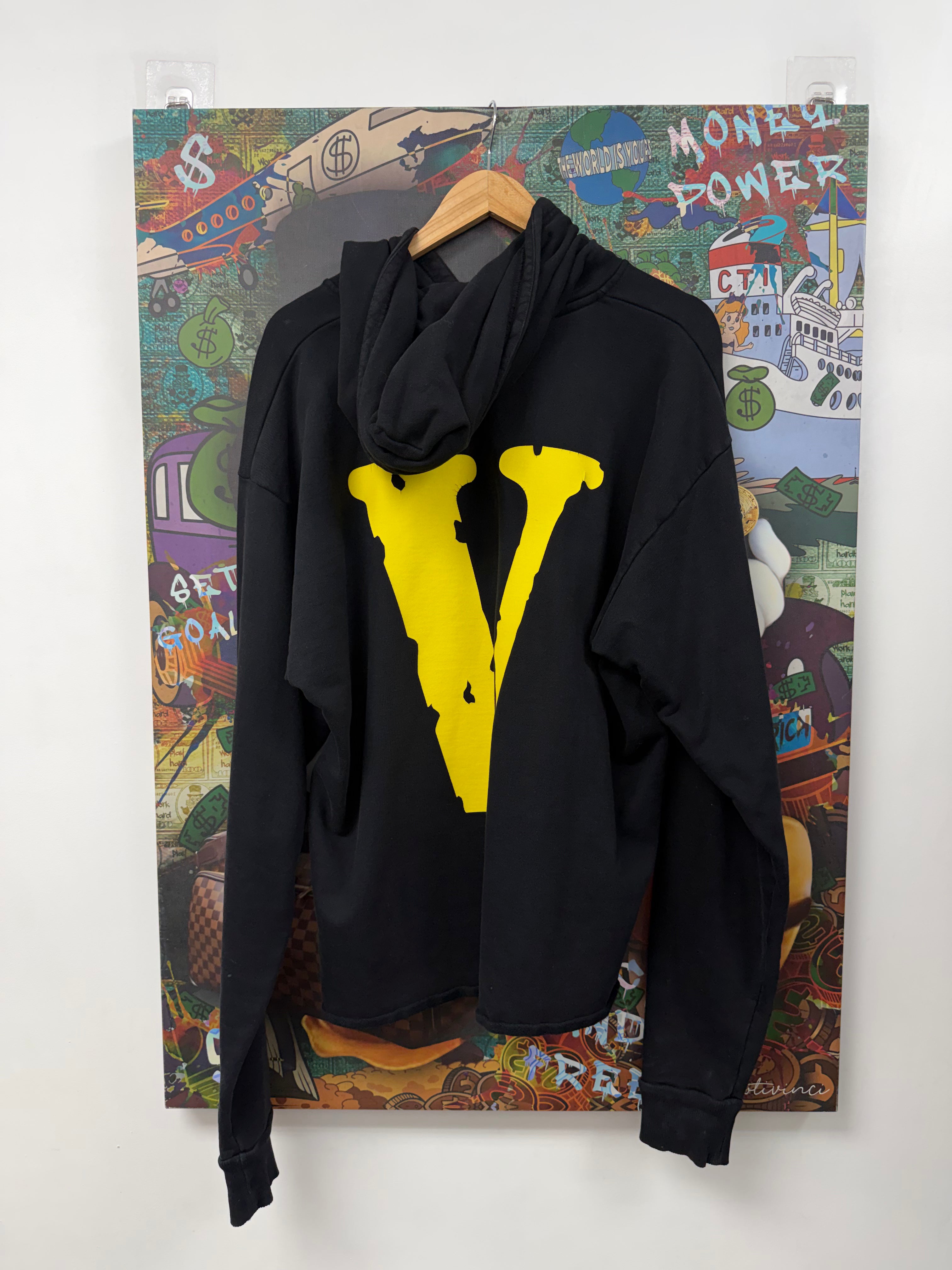 Vlone Black Yellow Hoodie