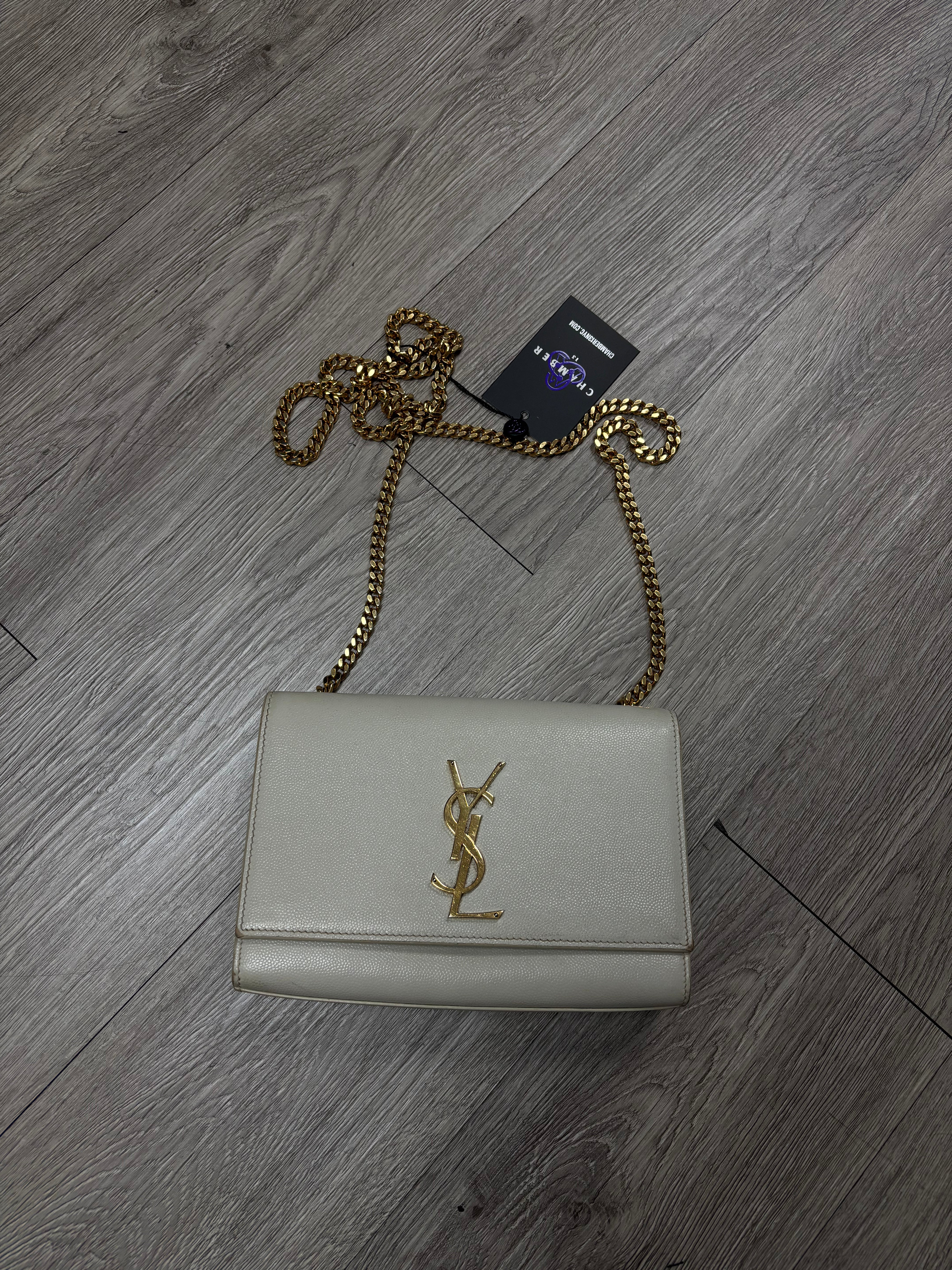Yves Saint Laurent Blanc Kate Crossbody Bag