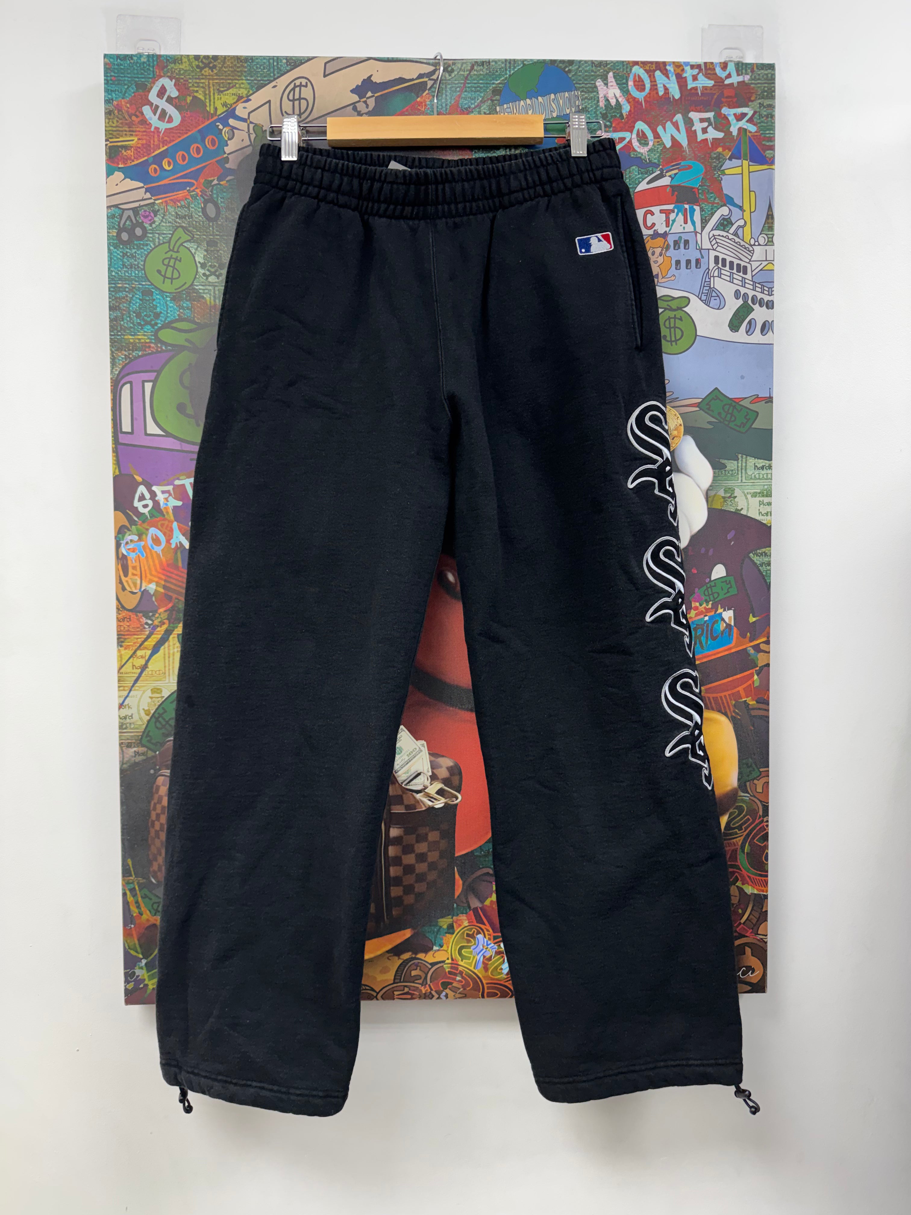 Supreme Black White Sox Sweats