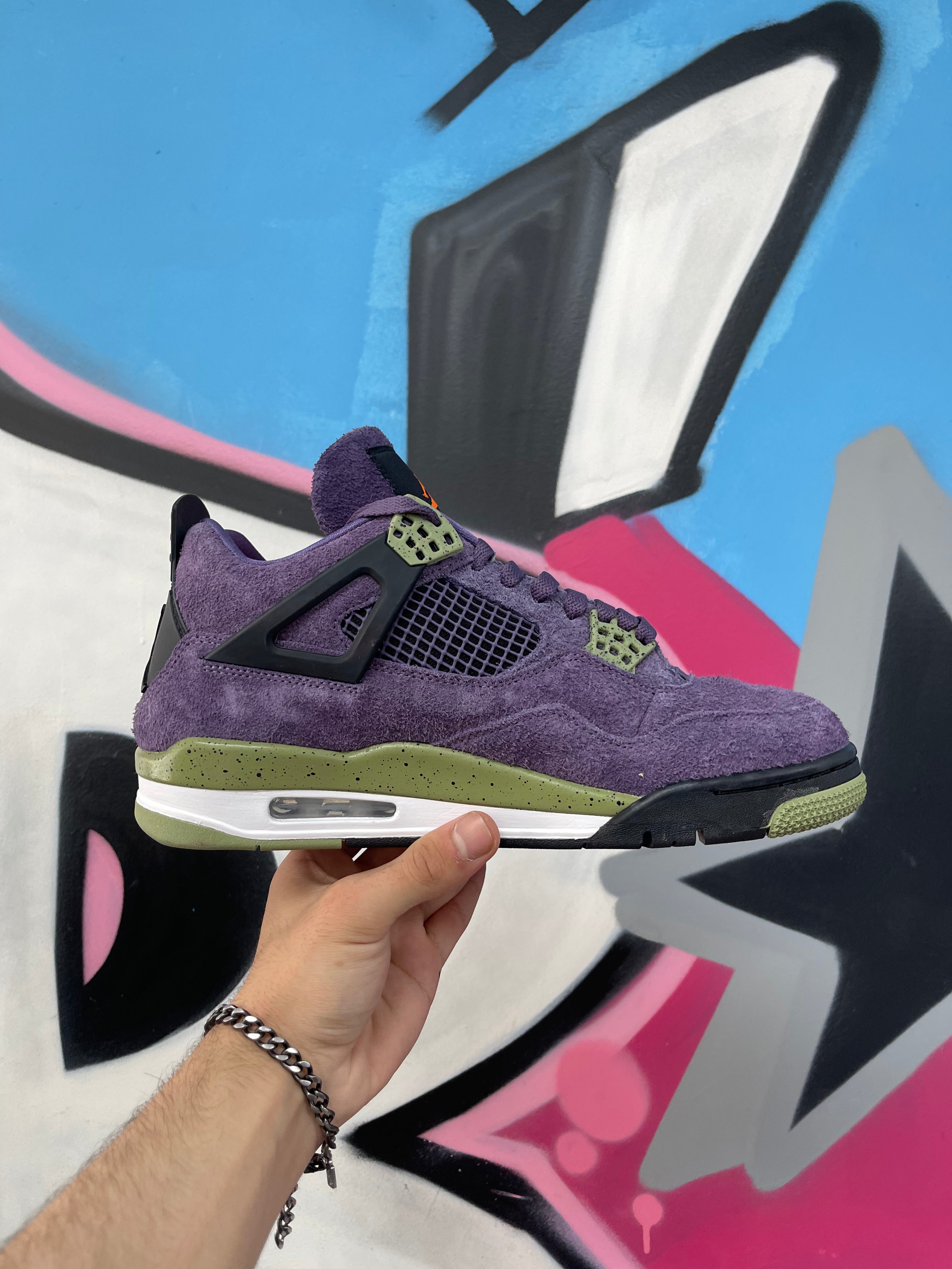 Jordan 4 Canyon Purple (Missing Box Lid) Sneakers