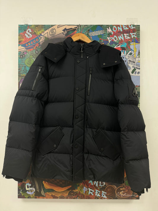 Moose Knuckle Puffer Jacket Black Used Small N/A