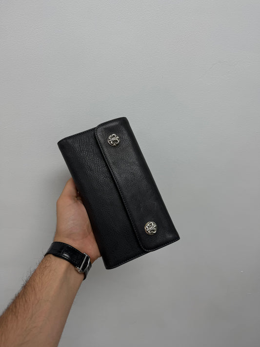 Chrome Hearts Wave MT Syganko Wallet Black New