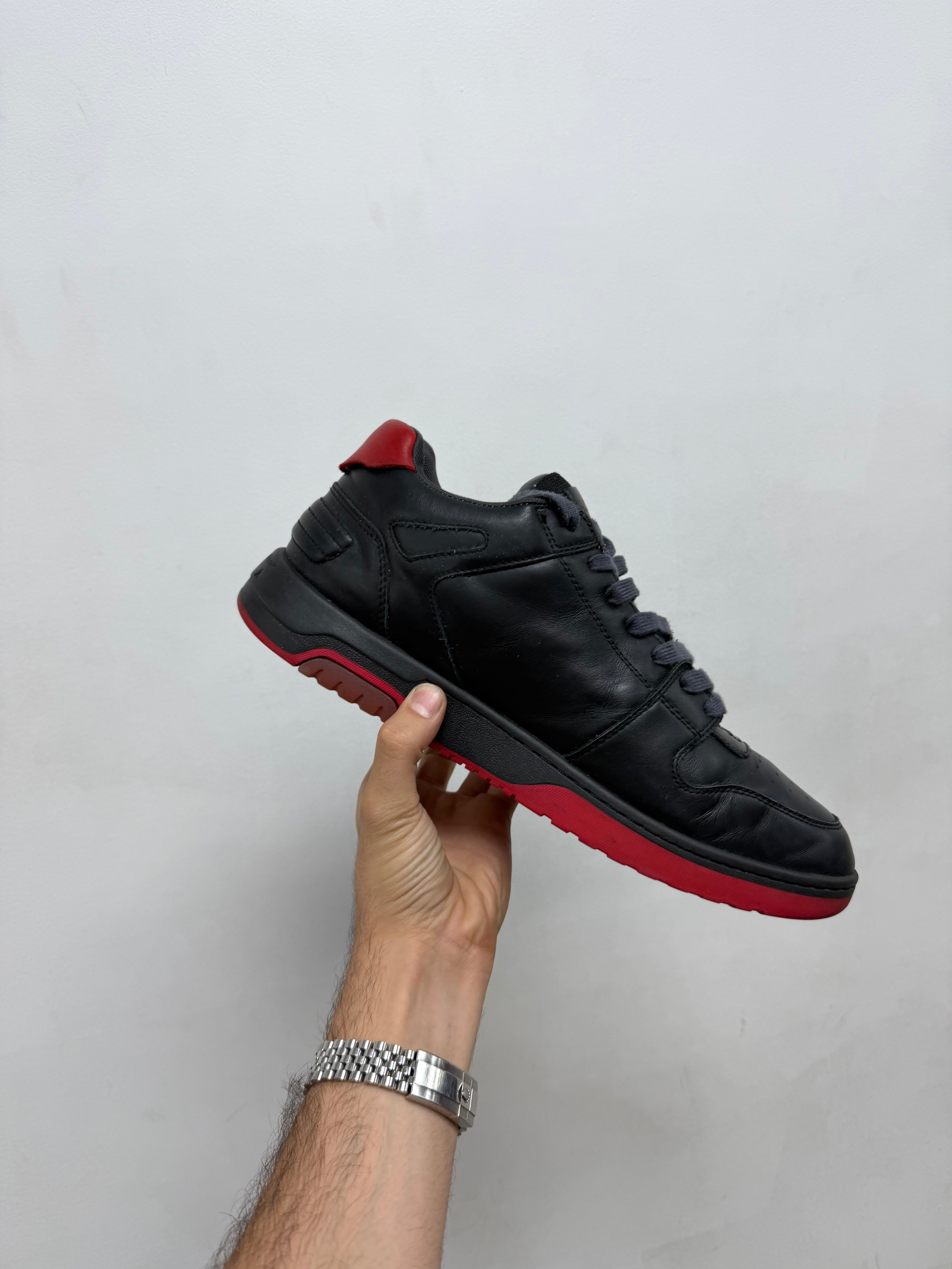 Off White Black Red Out Of Office Sneakers