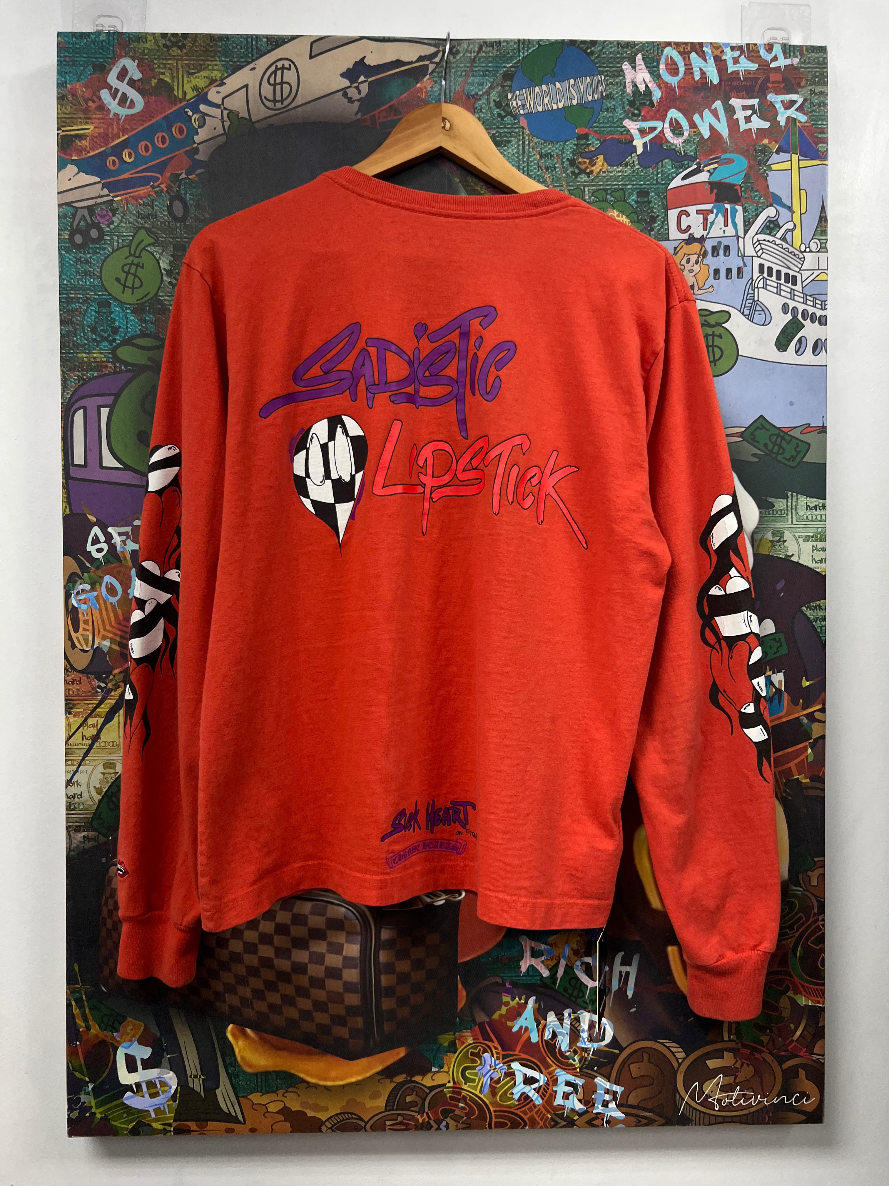 Chrome  Hearts Matty Boy Sick Heart Long Sleeve