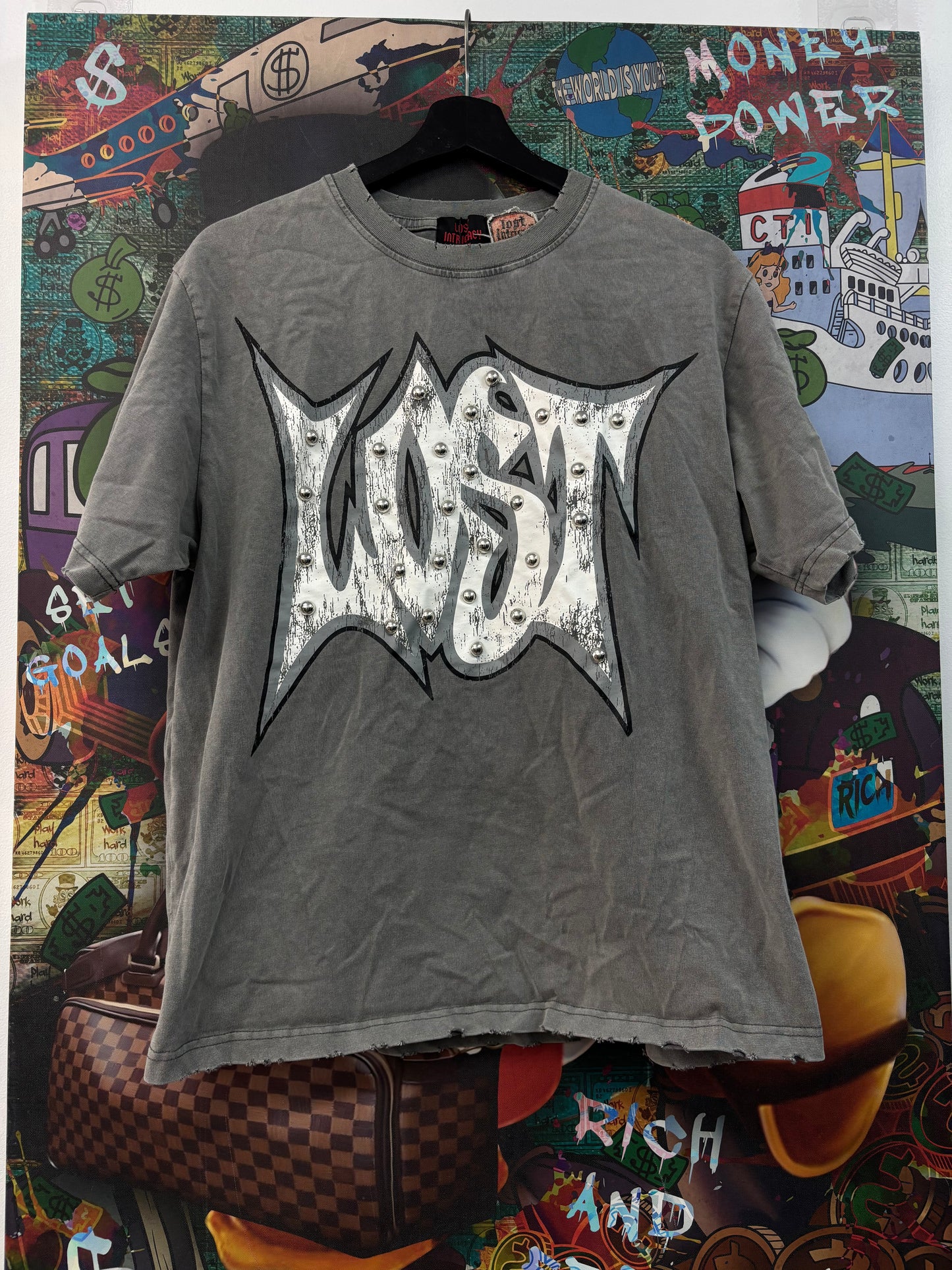 Lost Intricacy Outline Grey Tee