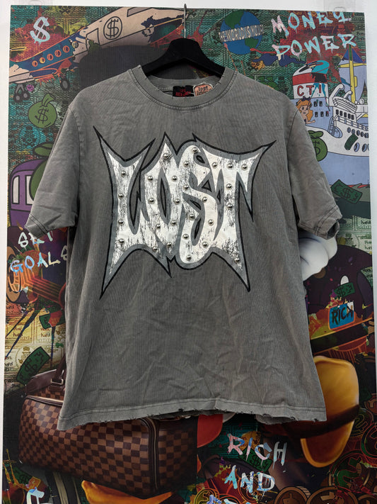 Lost Intricacy Outline Grey Tee
