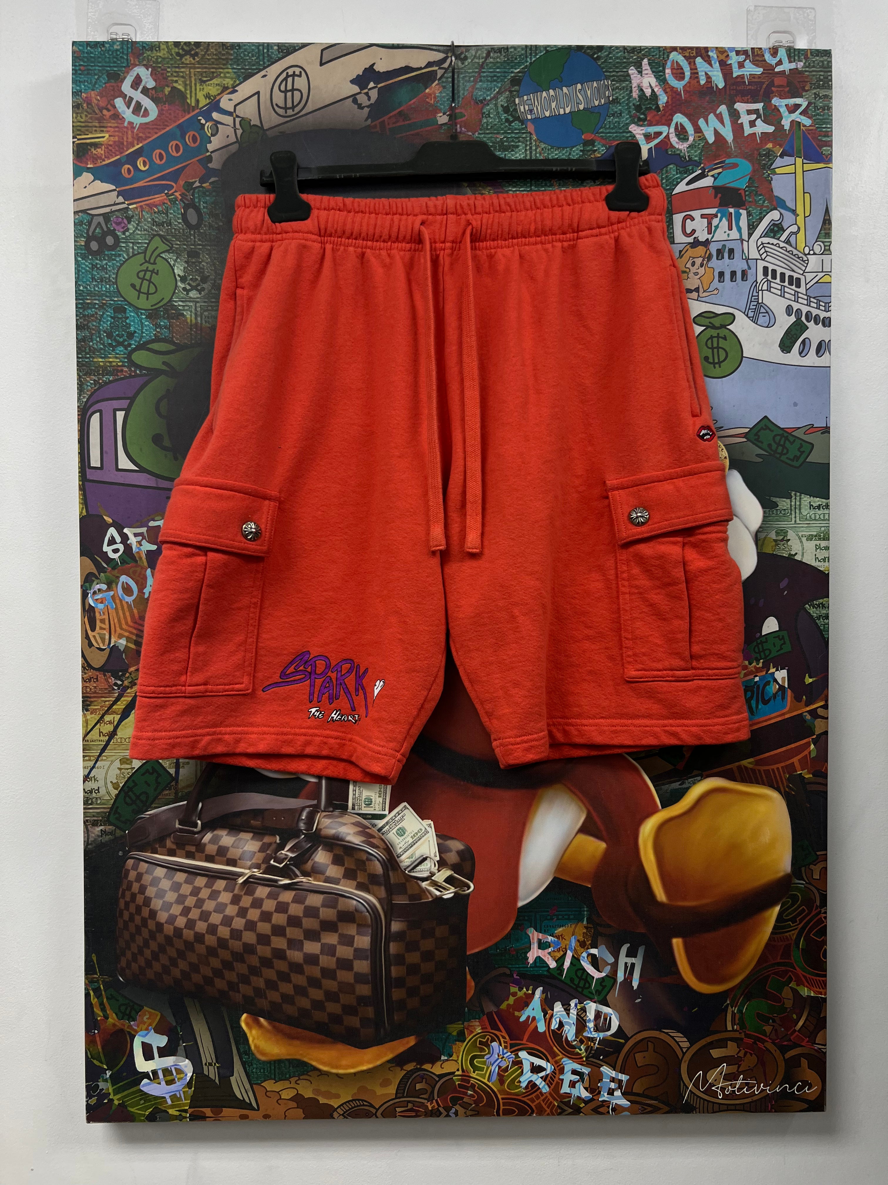 Chrome  Hearts Matty Boy Sick Heart Shorts