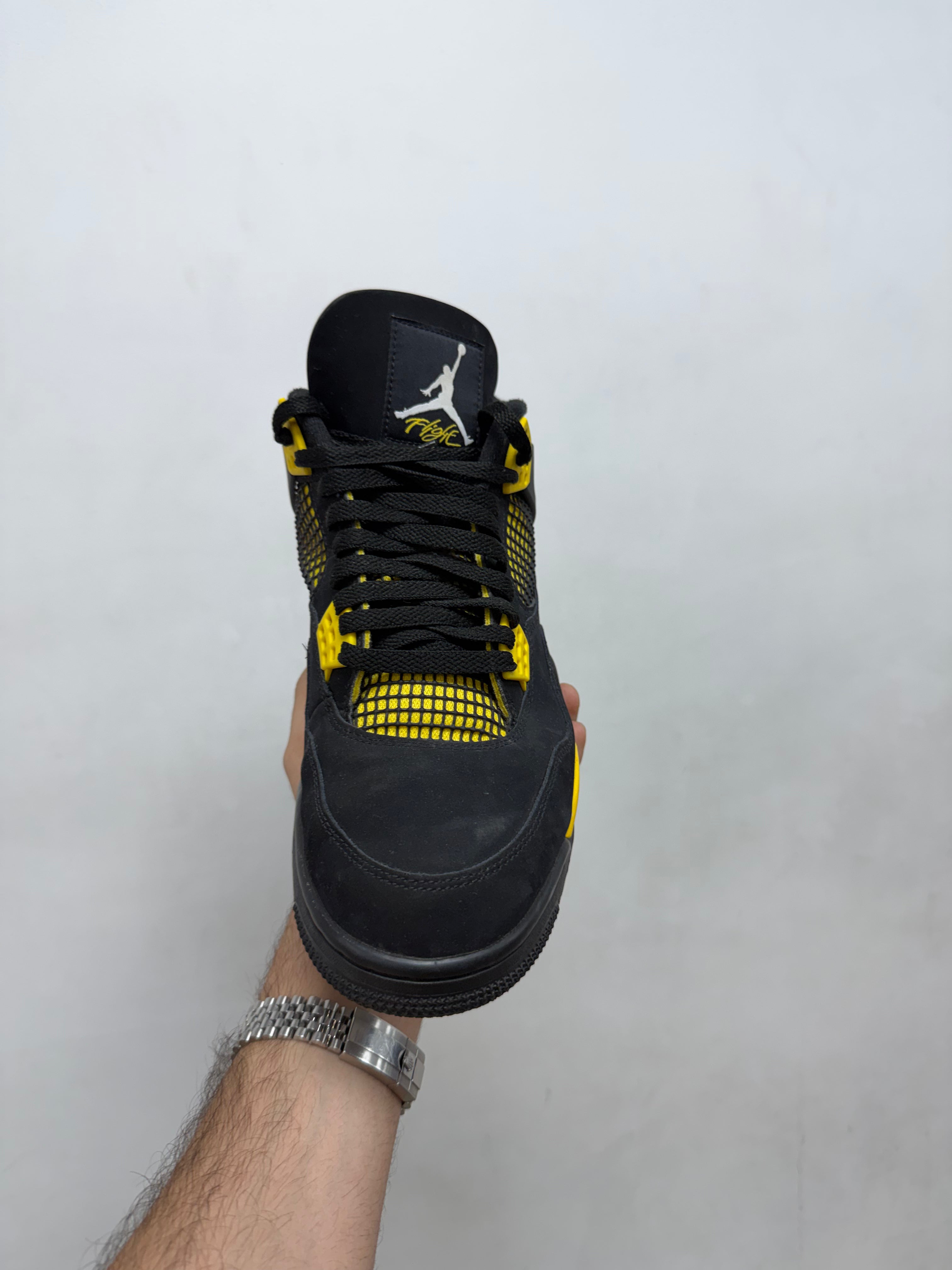 Jordan 4 Yellow Thunder Sneakers