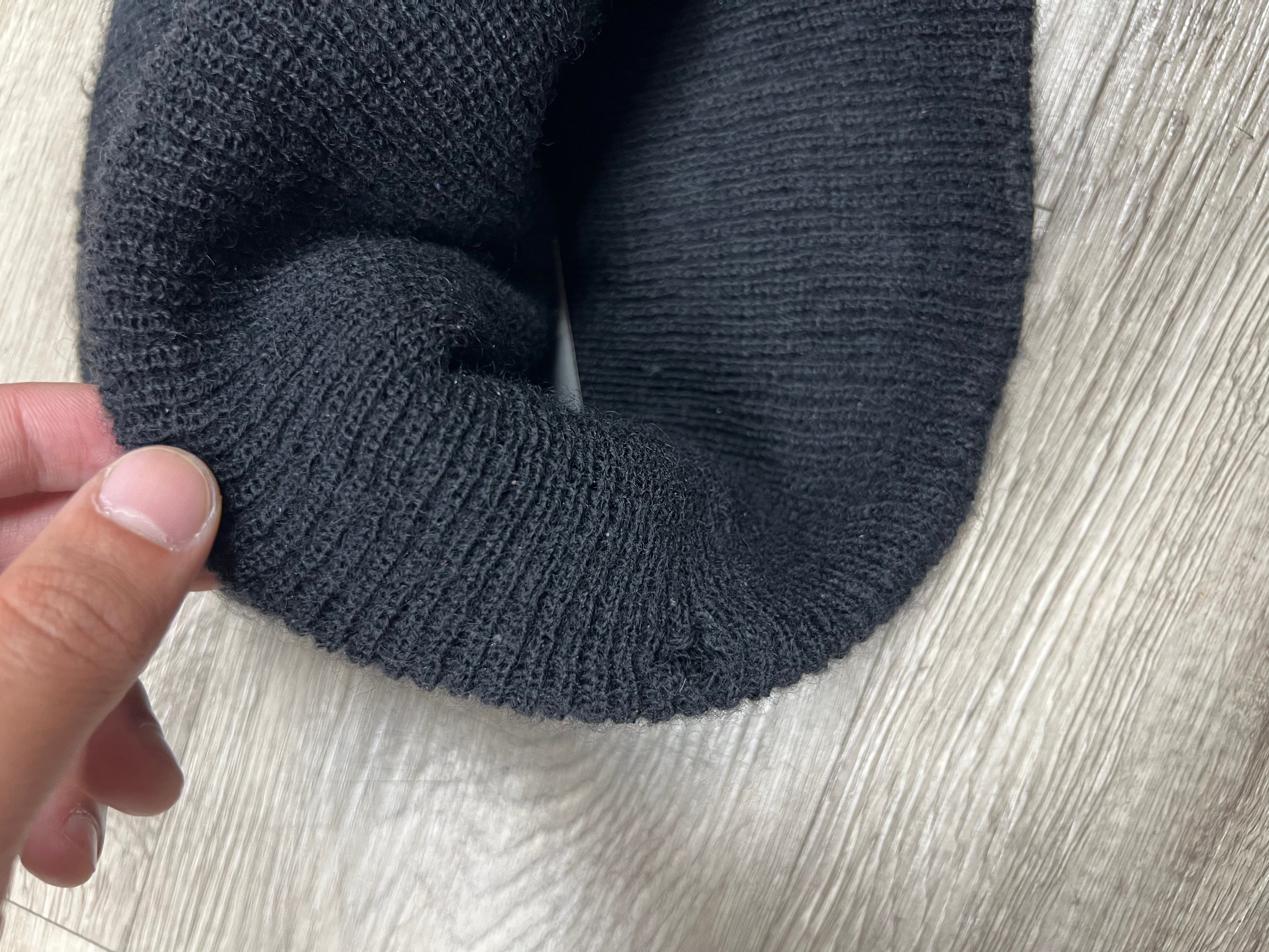 Chrome  Hearts Black Horseshoe Beanie