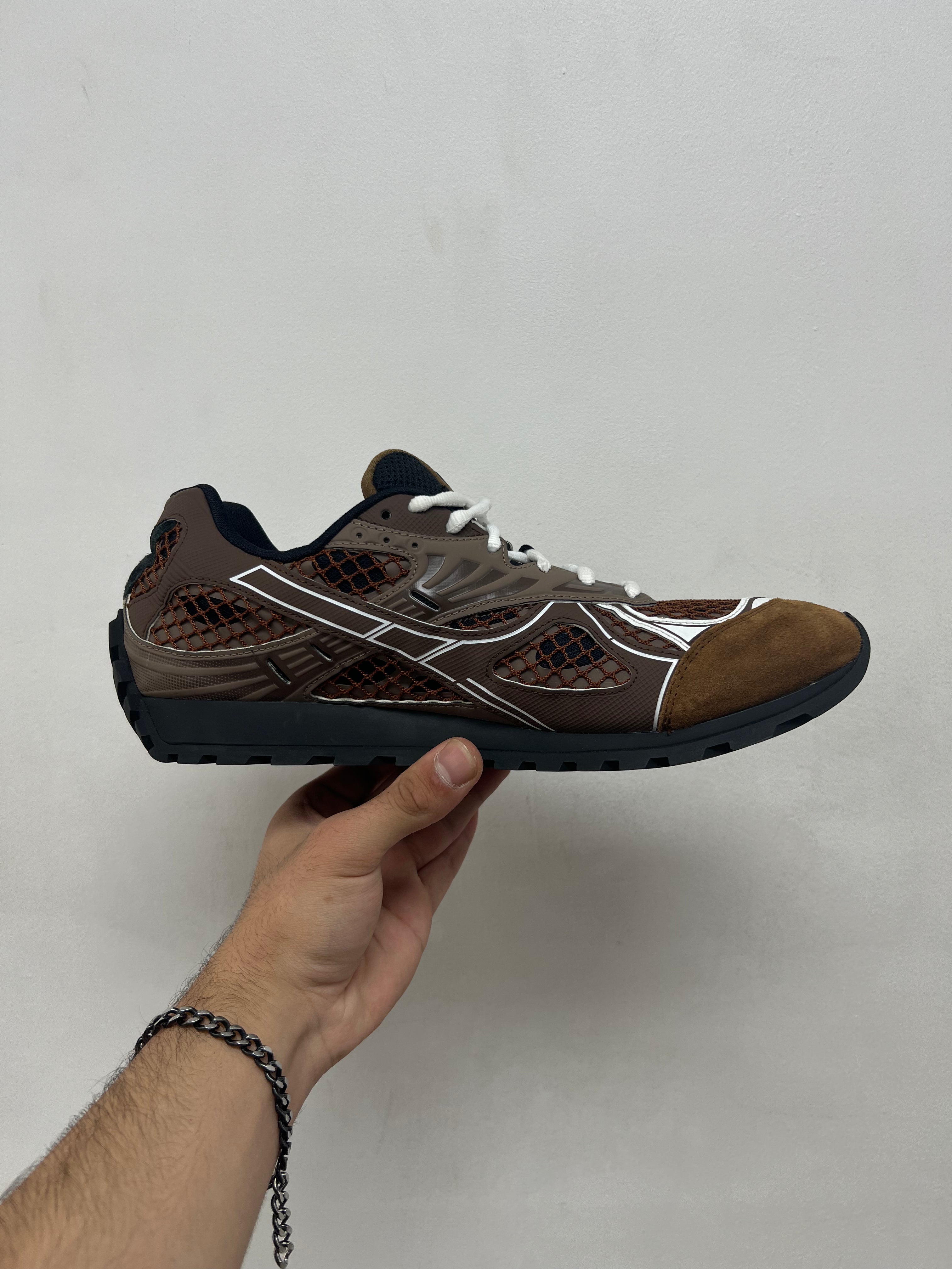 Bottega Veneta Brown Suede Orbit Sneakers