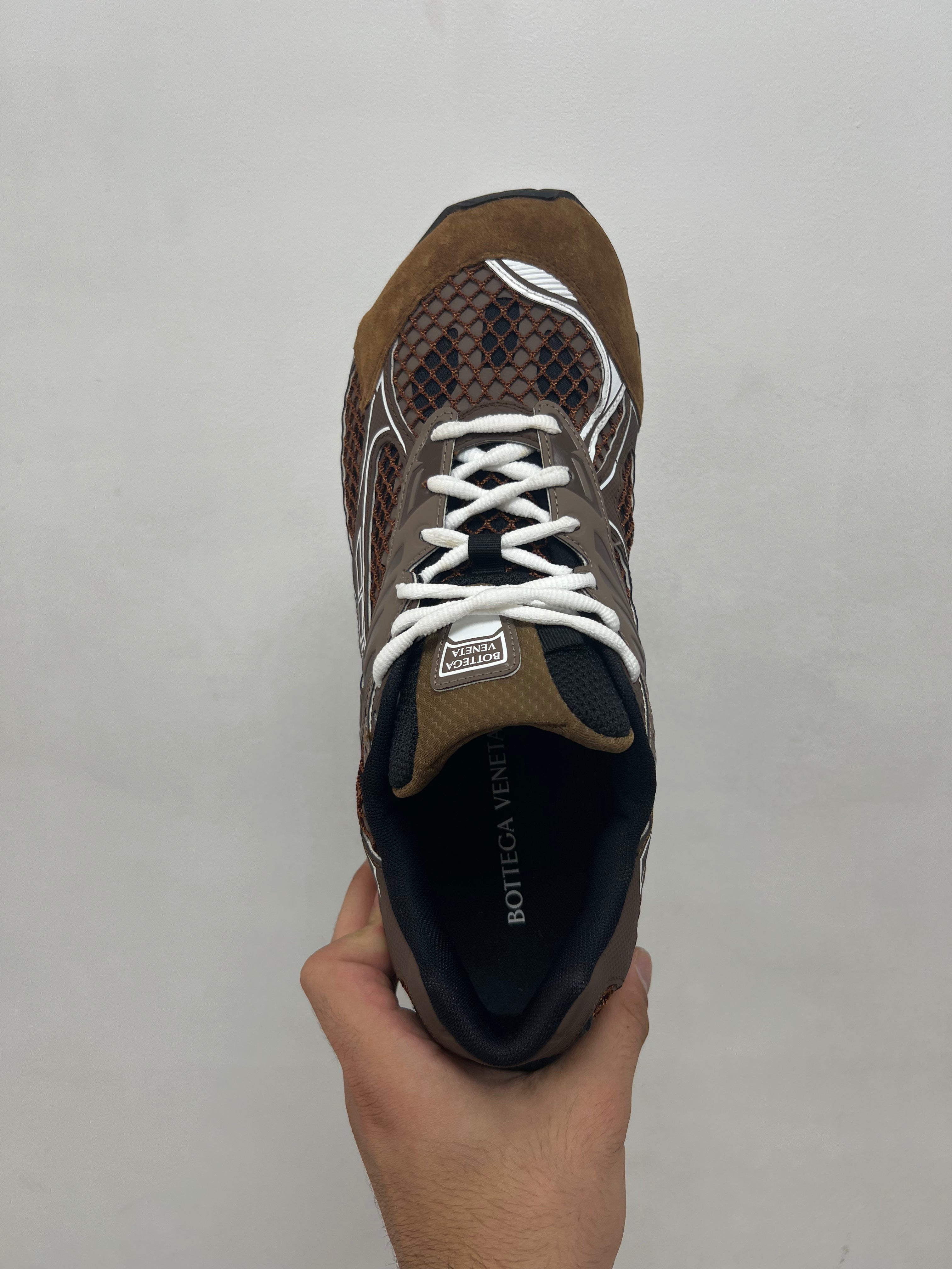Bottega Veneta Brown Suede Orbit Sneakers