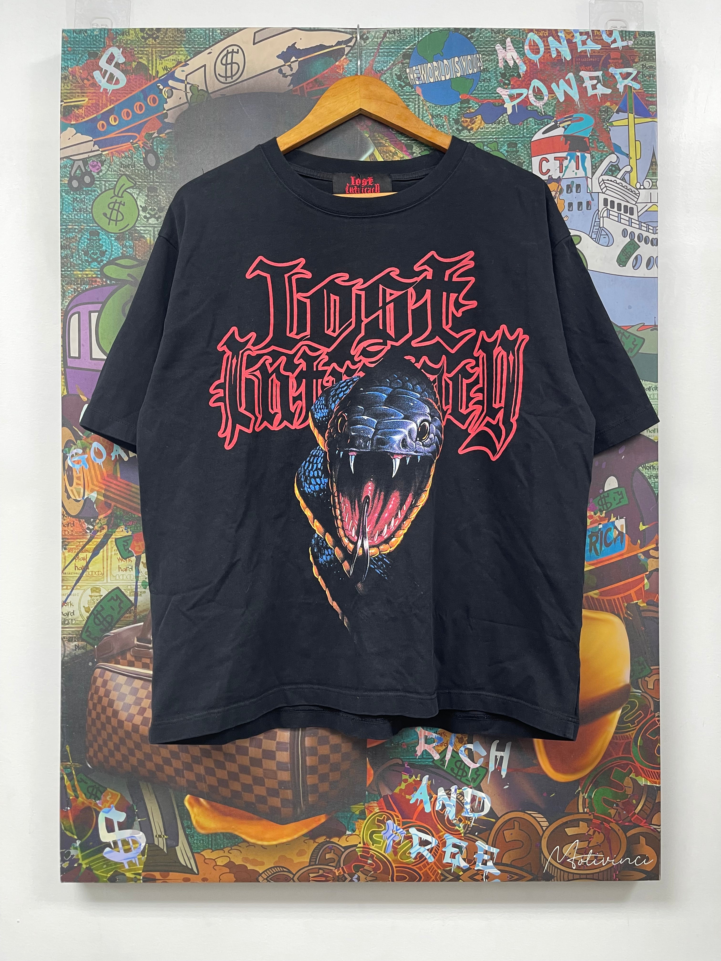 Lost Intricacy Black Cobra Tee