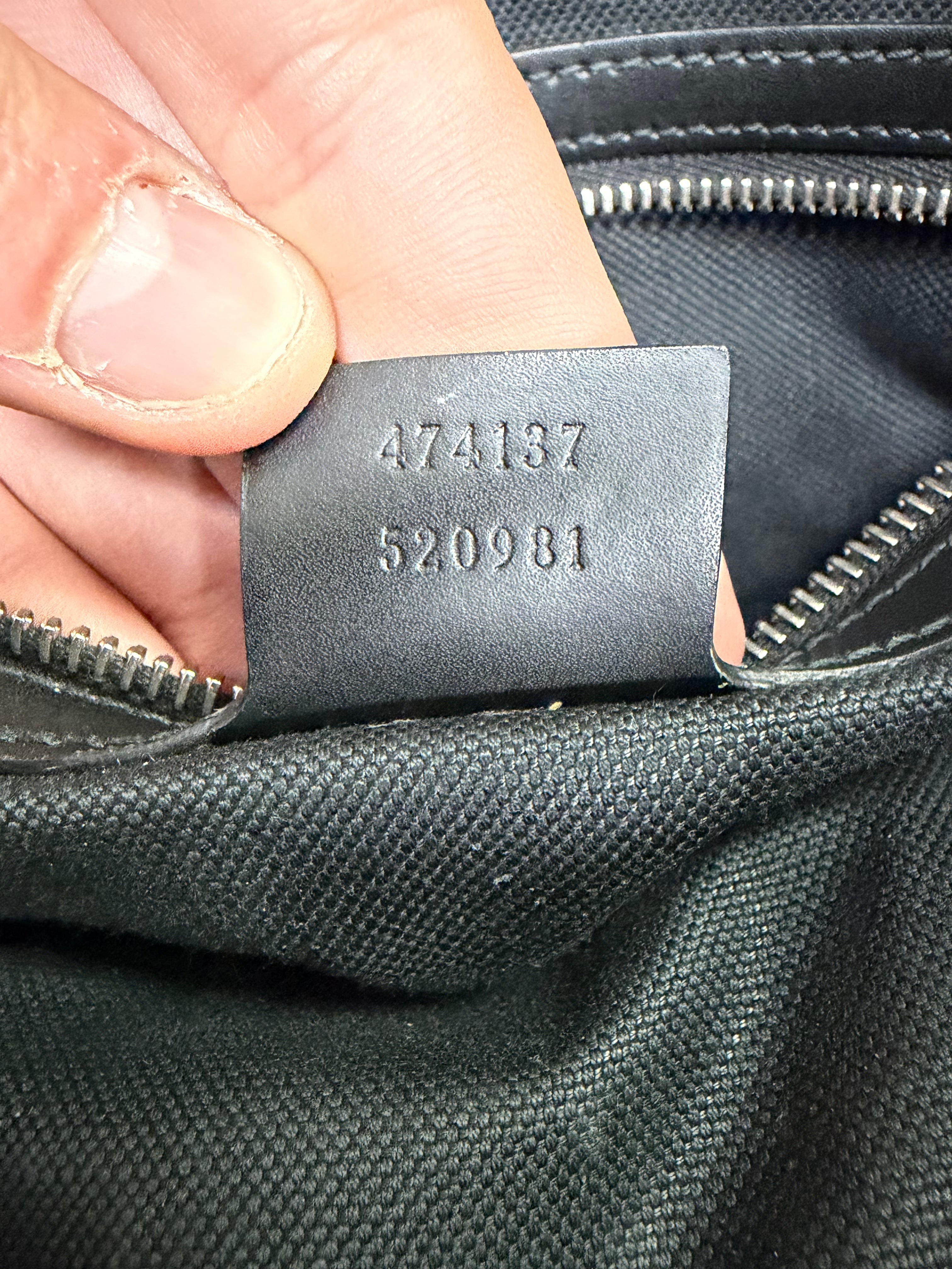 Gucci Black Monogram Bag