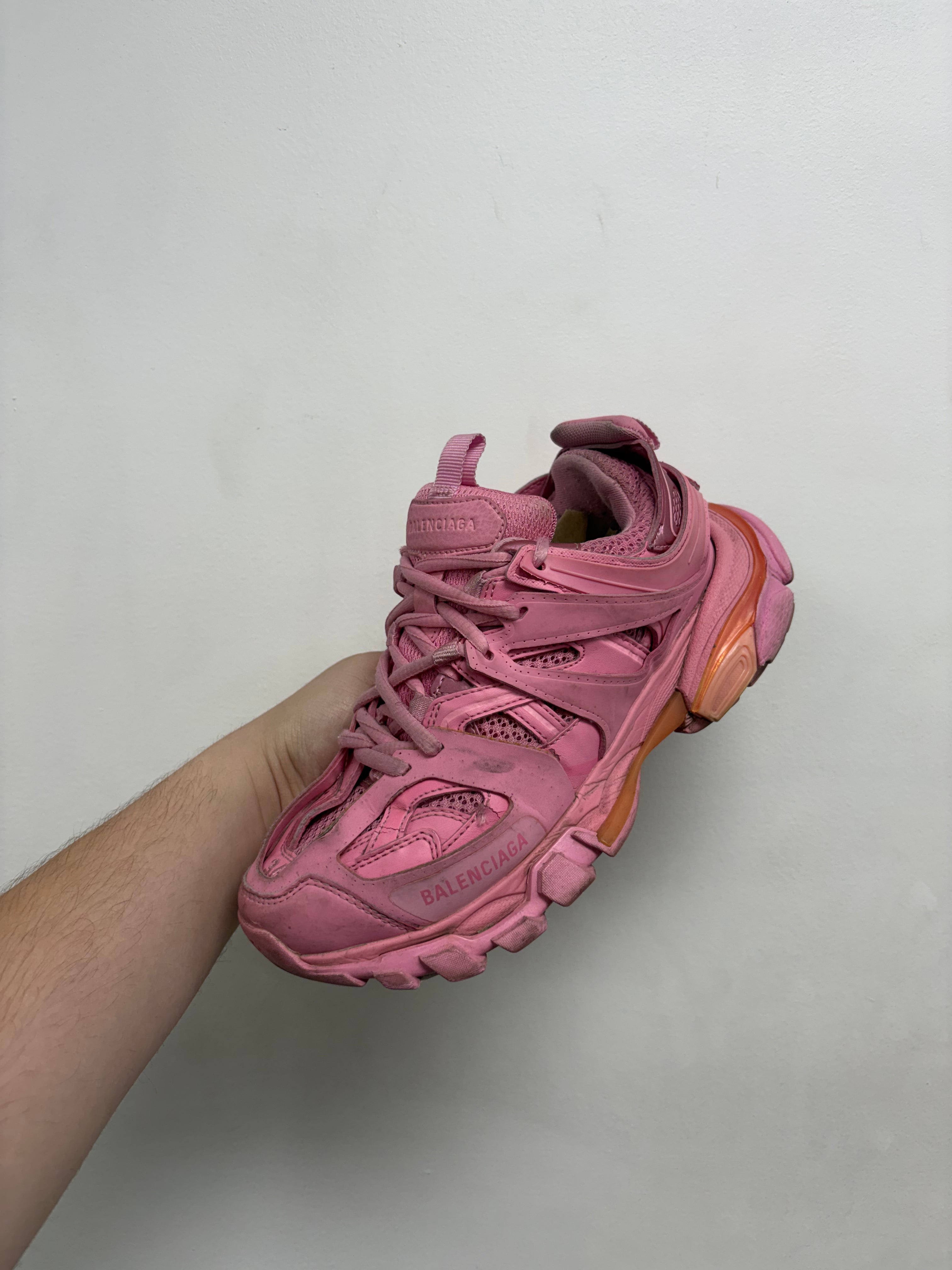Balenciaga Pink Track Sneakers