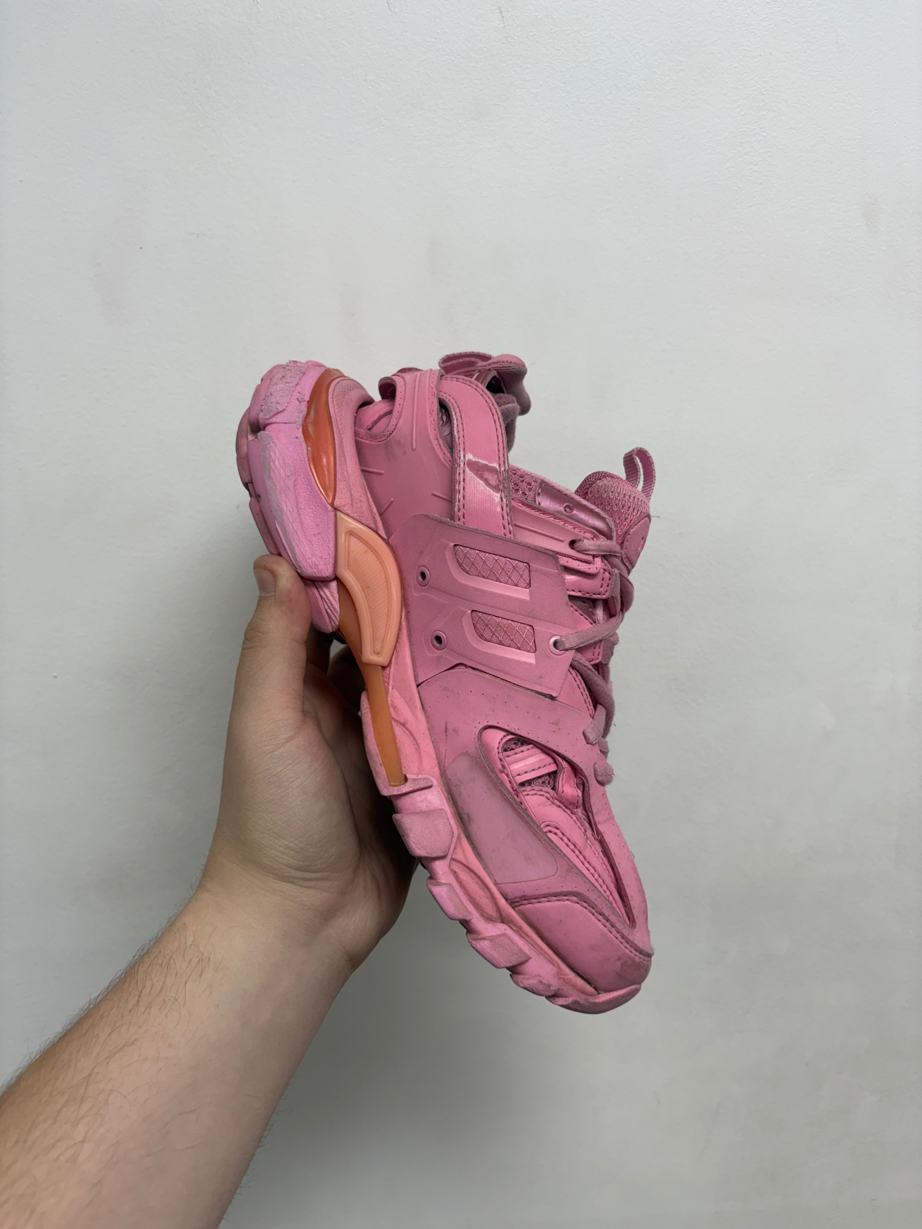 Balenciaga Pink Track Sneakers
