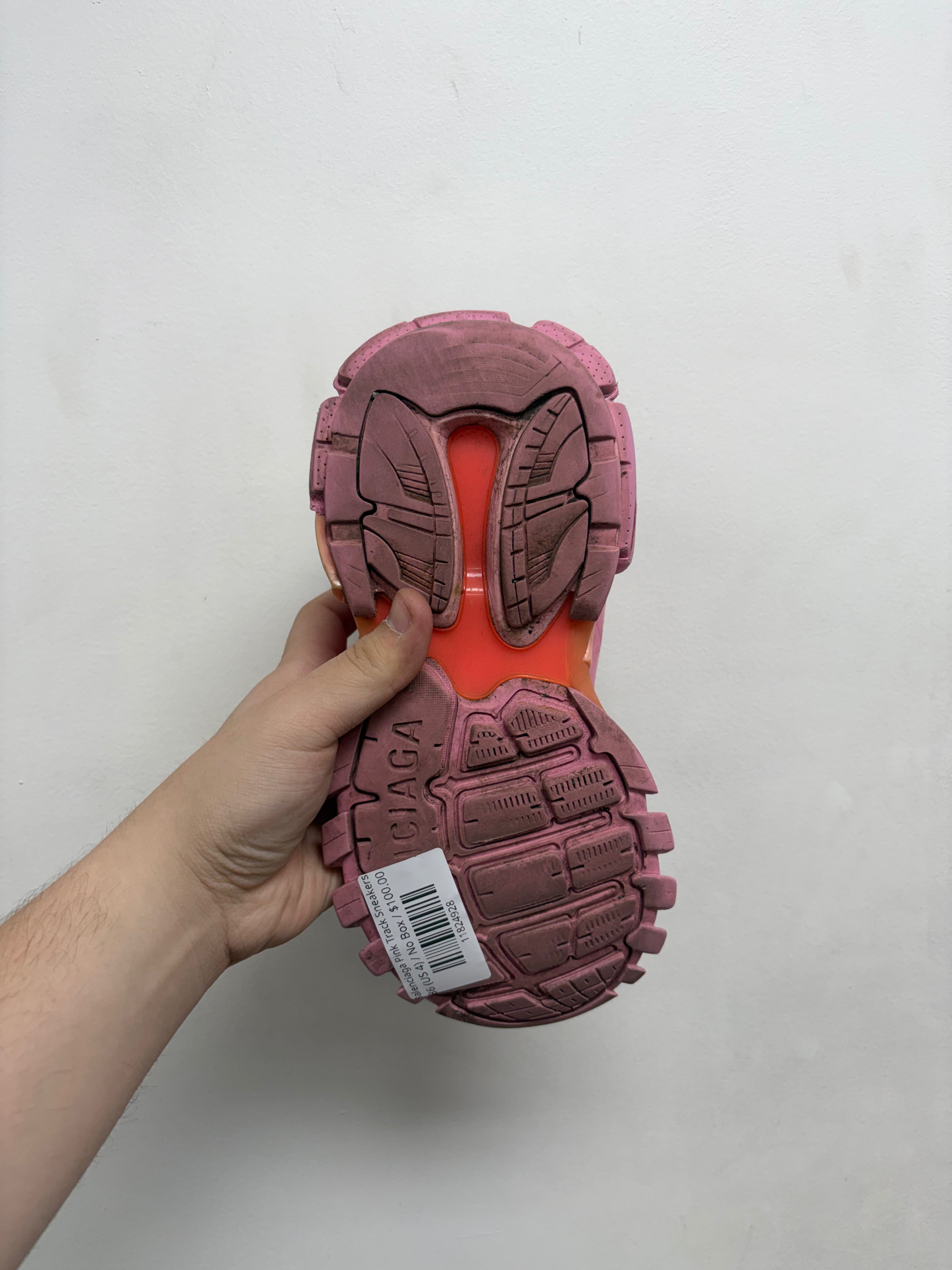 Balenciaga Pink Track Sneakers