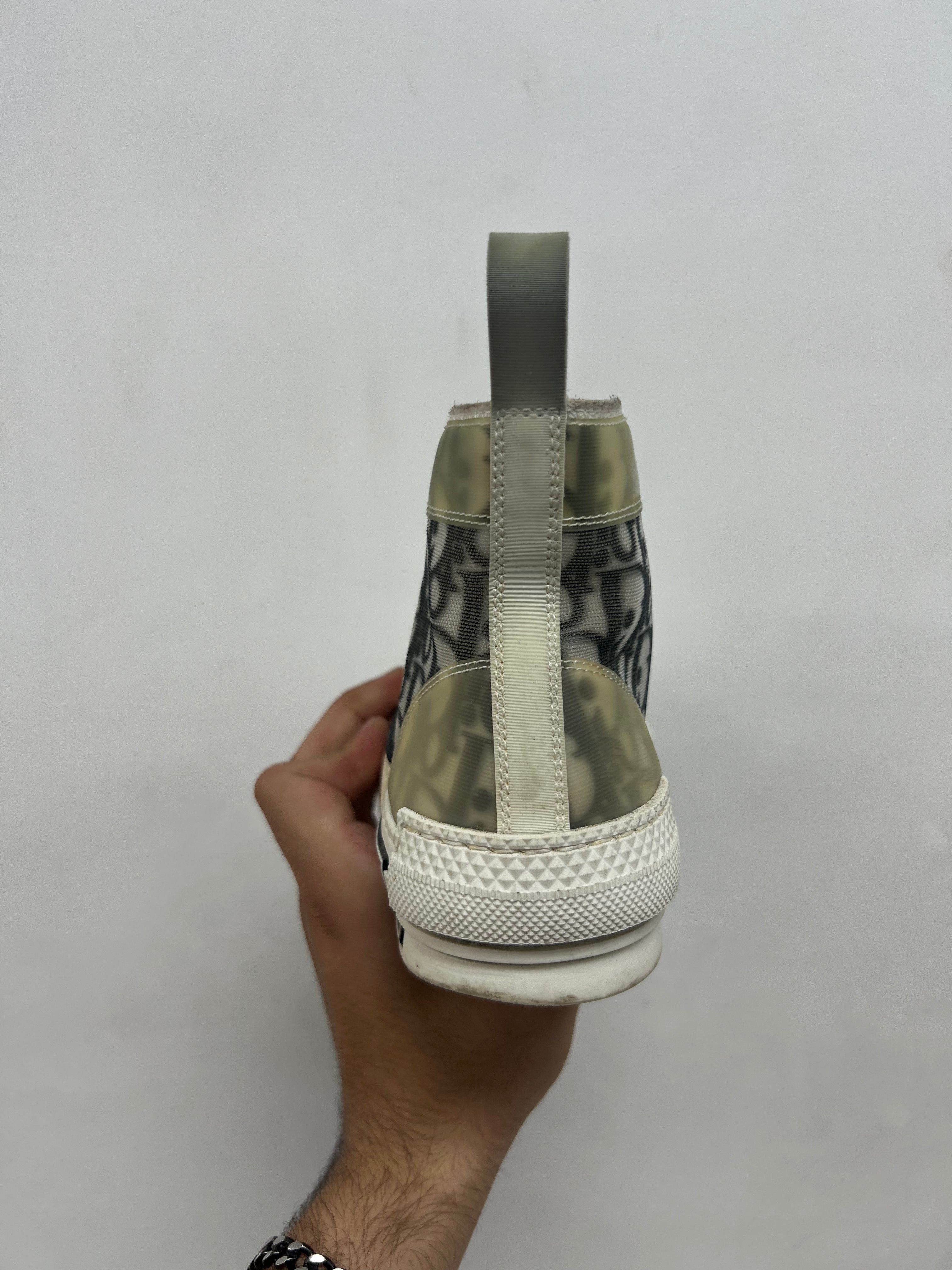 Dior White Oblique Monogram B23 Sneakers
