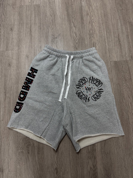 HMDD Grey Chimstone Sweat Shorts New With Tags