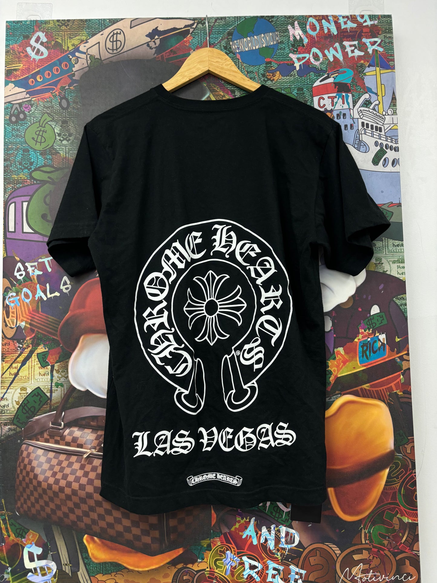 Chrome Hearts Tee Black Las Vegas New Medium N/A