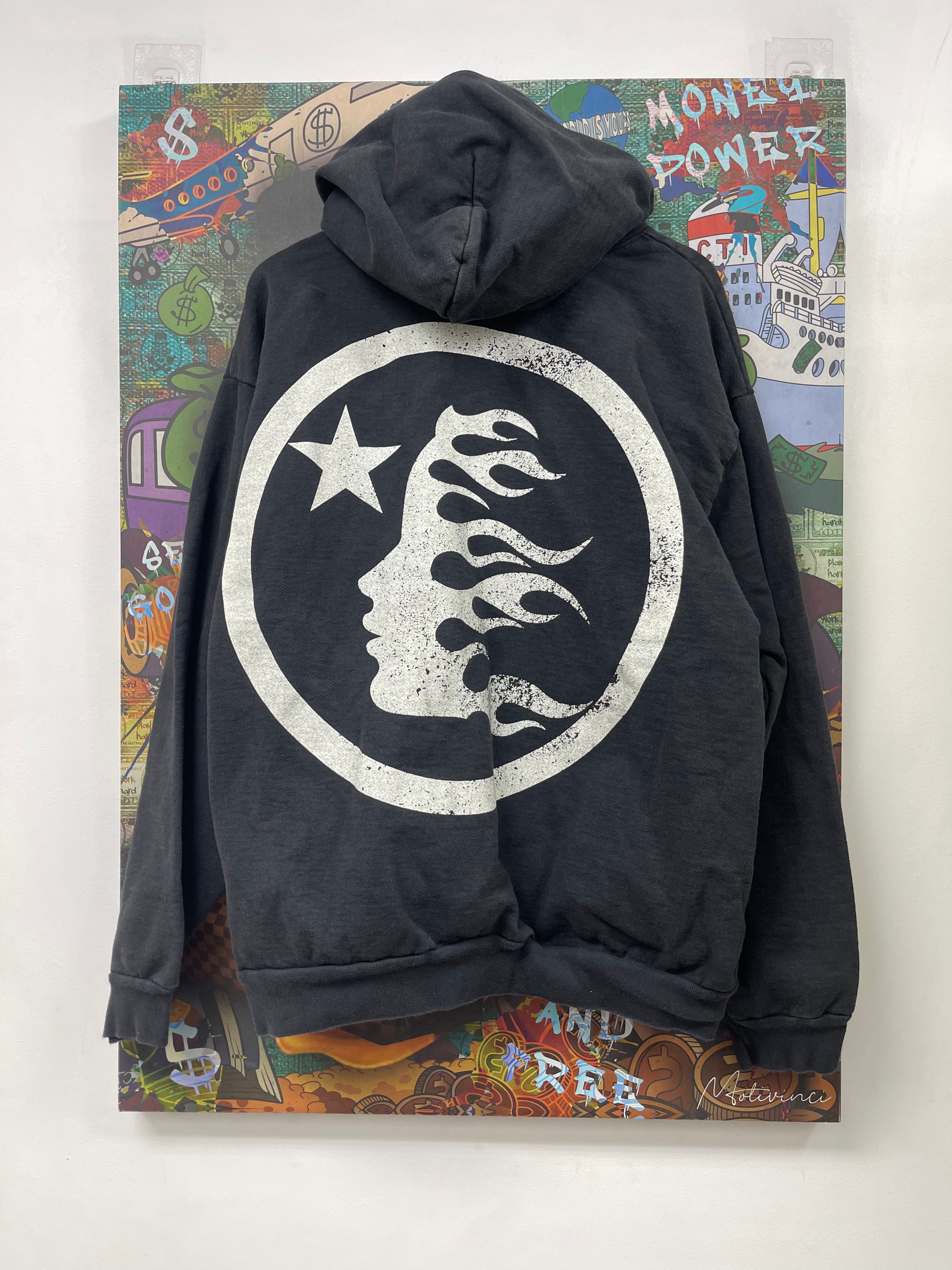 Hellstar Black Classic Logo Hoodie
