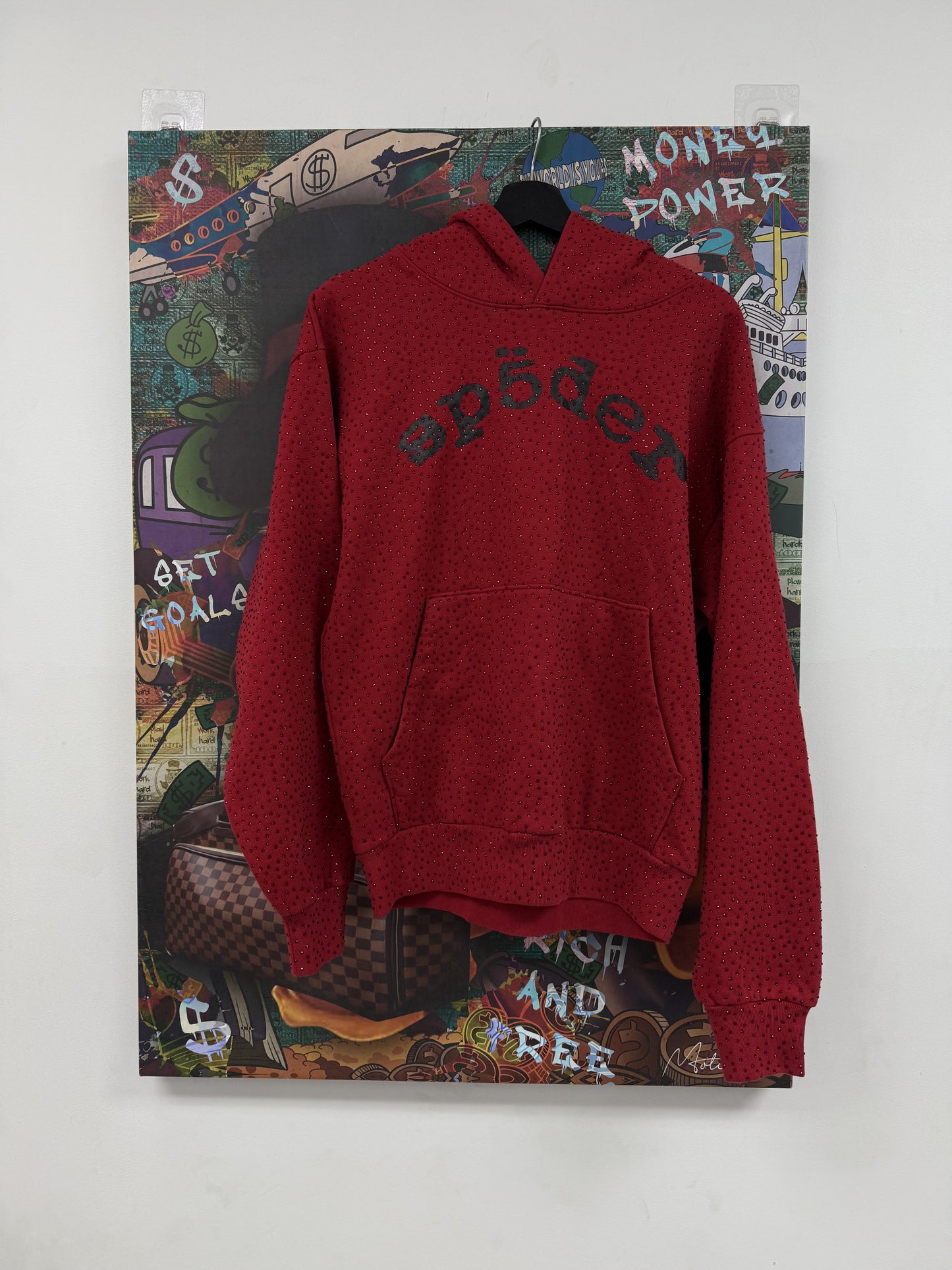 Sp5der VVS Hoodie Red New Small With Tags