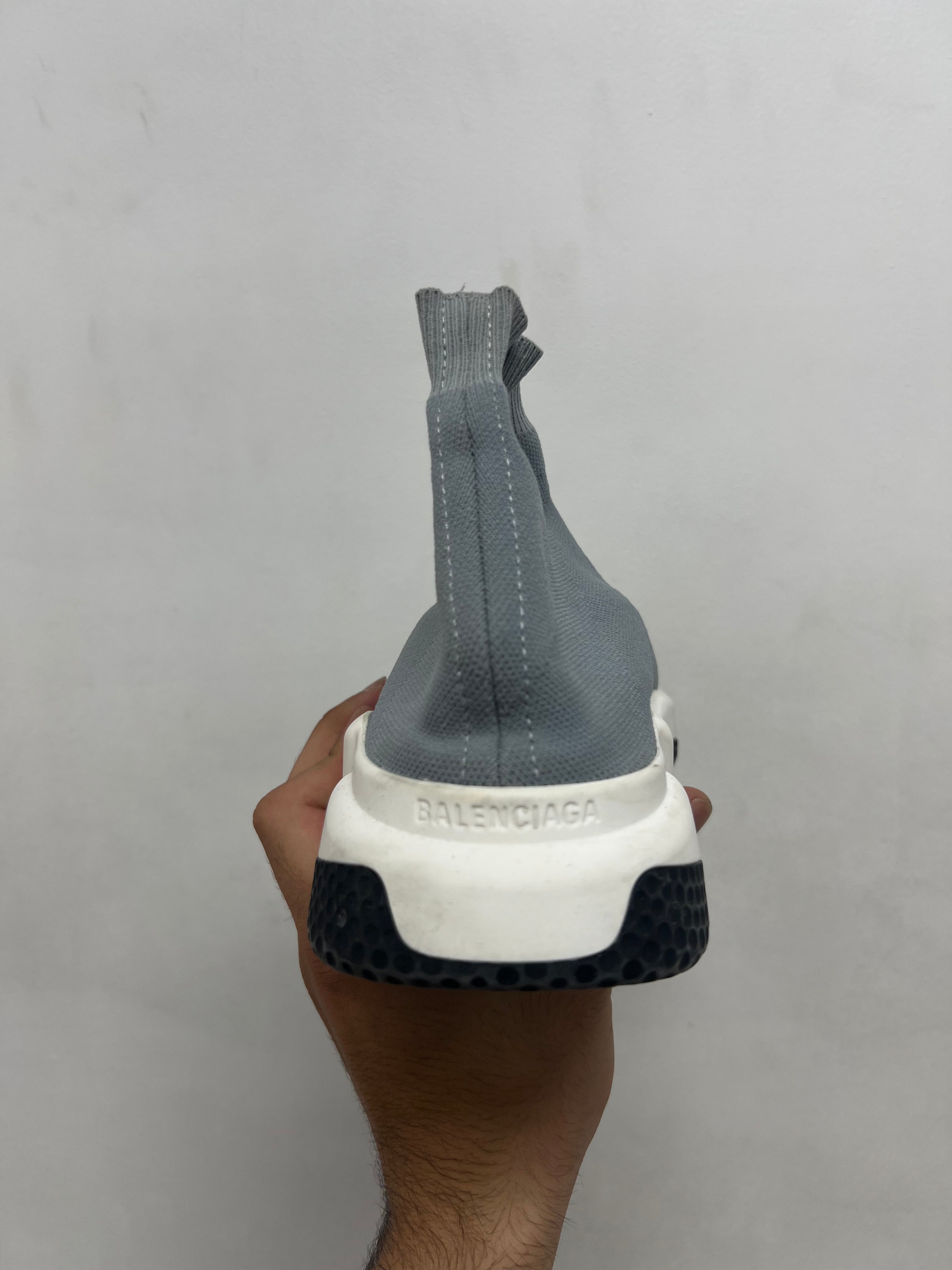 Balenciaga Grey Sock Runner Sneakers
