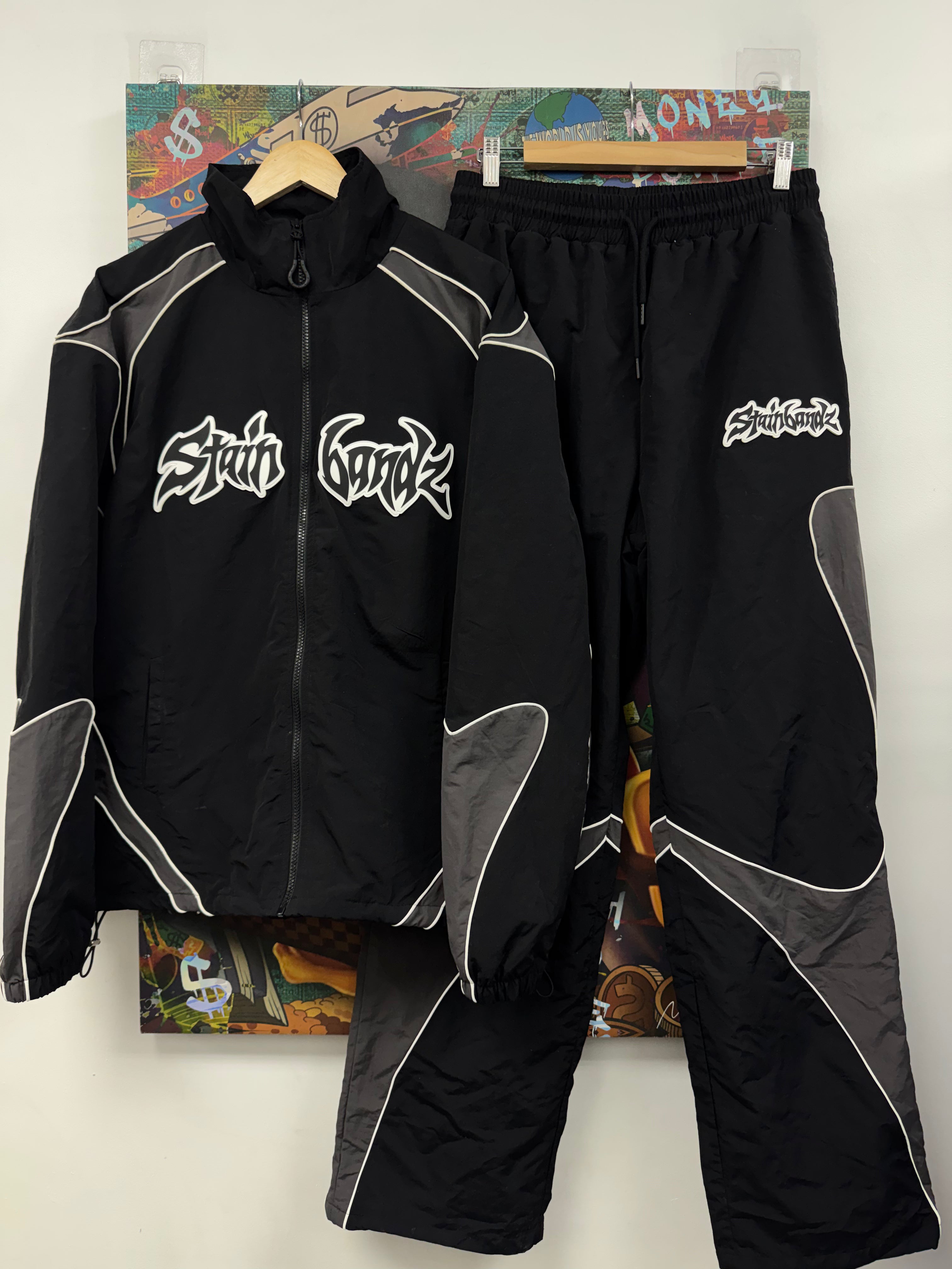 SB Studios Black Grey Track Suit