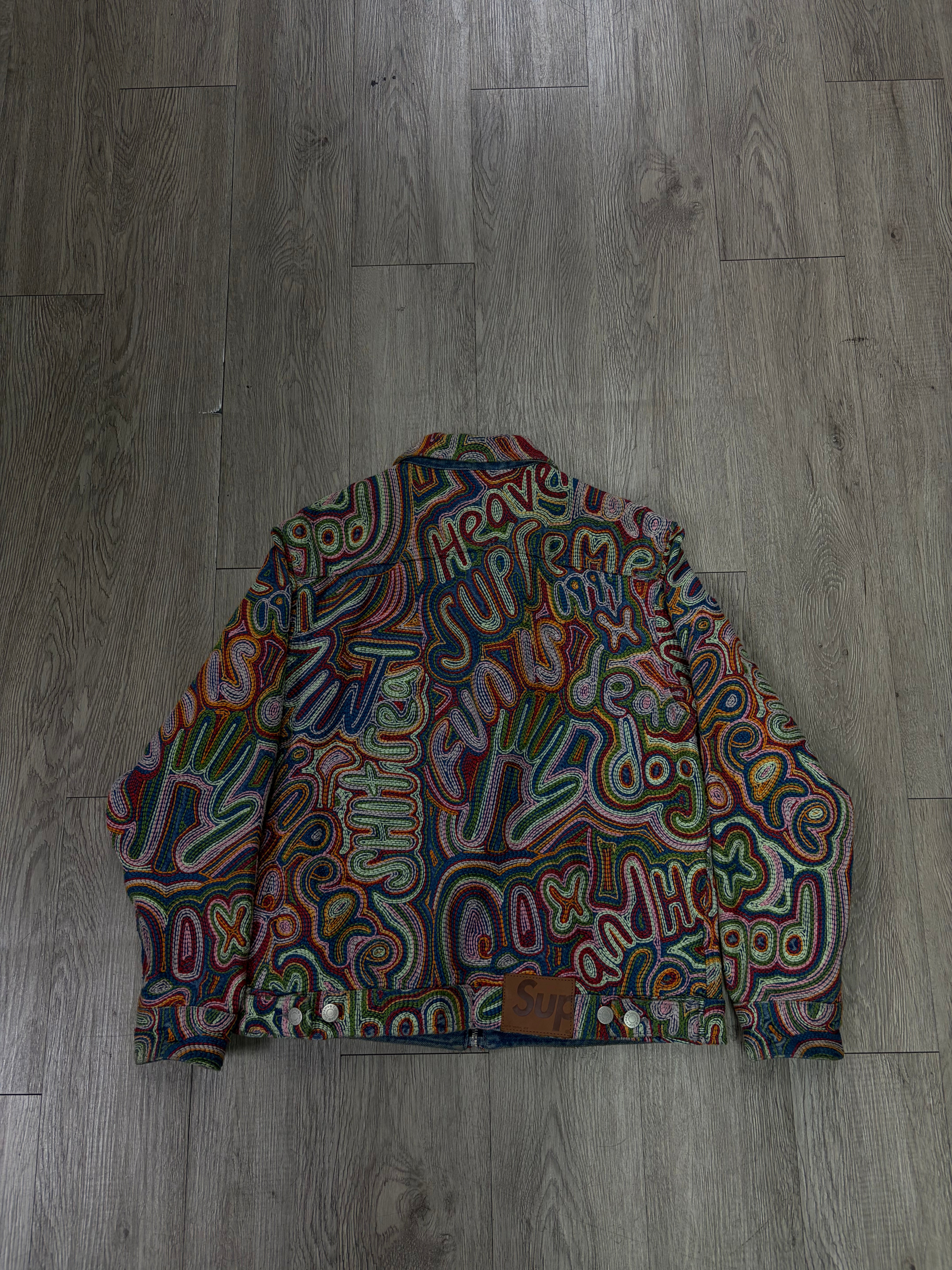 Supreme Chain Stitch Denim Trucker Jacket