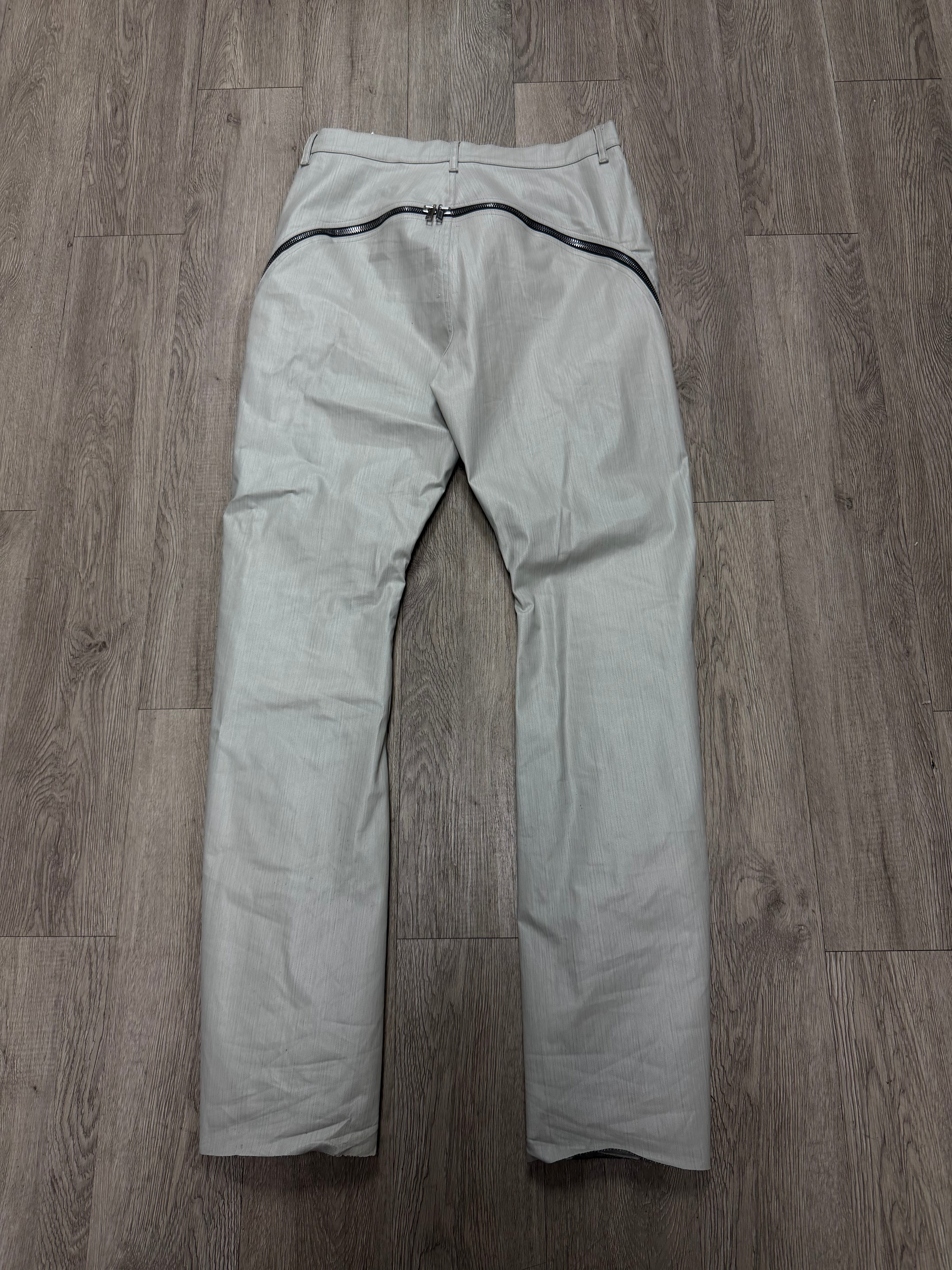 Rick Owens White Bolan Cargo Pants