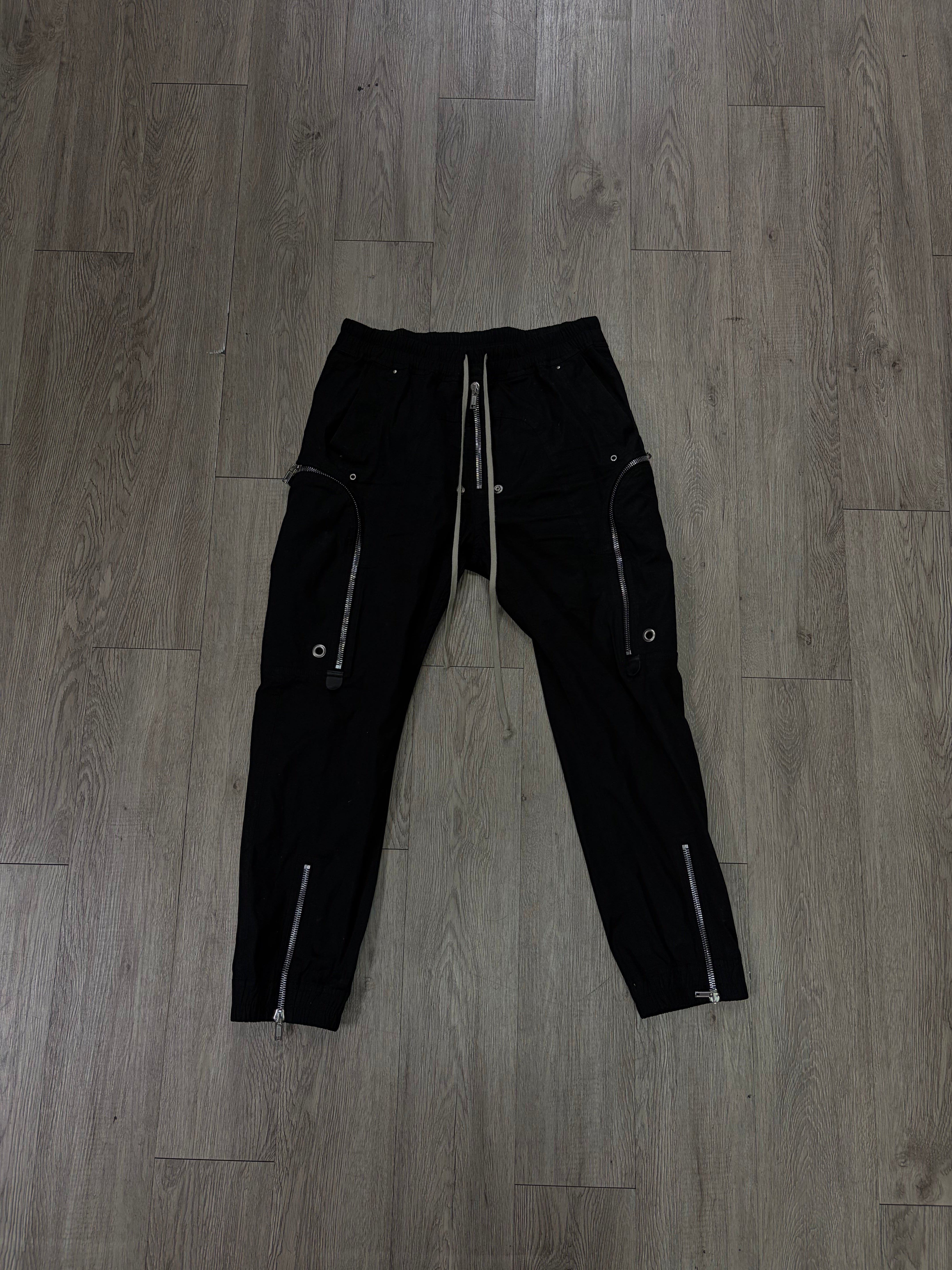 Rick Owens Black Bauhaus Cargo Pants